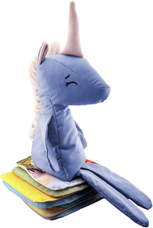 Foto 4 | Peluche De Unicornio Con Semillas Térmicas Para Bebés. Luulu Unicornio Azul Ayuda A Mejorar El Sueño De Tu Bebé.