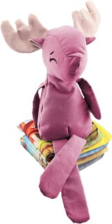 Foto 7 | Peluche De Venado Con Semillas Térmicas Para Bebés. Luulu Venado Rosa Ayuda A Mejorar El Sueño De Tu Bebé.