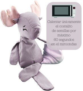 Foto 3 | Peluche De Venado Con Semillas Térmicas Para Bebés. Luulu Venado Gris Ayuda A Mejorar El Sueño De Tu Bebé.
