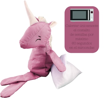 Foto 3 | Peluche De Unicornio Con Semillas Térmicas Para Bebés. Luulu Unicornio Rosa Ayuda A Mejorar El Sueño De Tu Bebé.