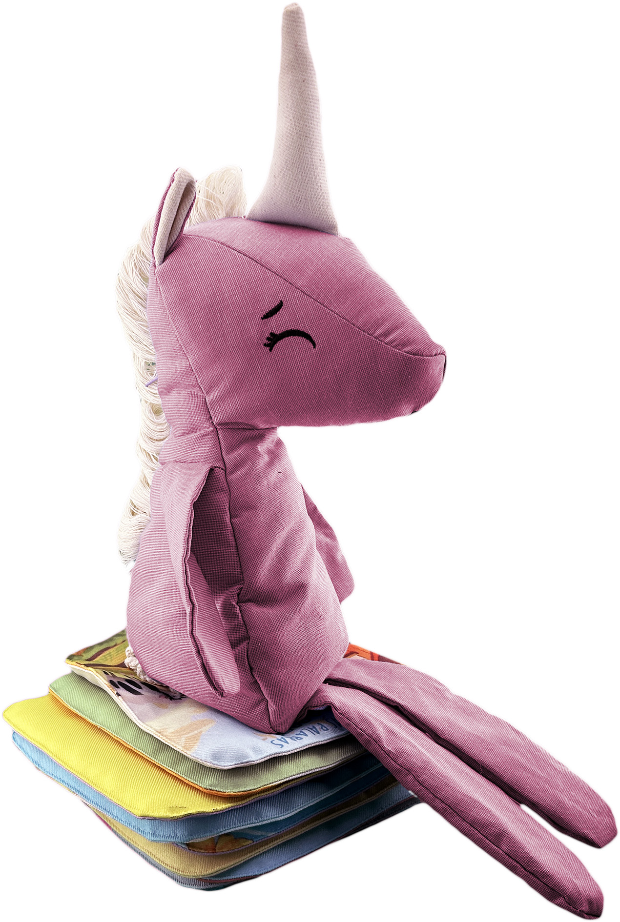 Foto 6 pulgar | Peluche De Unicornio Con Semillas Térmicas Para Bebés. Luulu Unicornio Rosa Ayuda A Mejorar El Sueño De Tu Bebé.