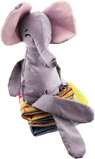Foto 5 | Peluche De Elefante Con Semillas Térmicas Para Bebés. Luulu Elefante Gris Ayuda A Mejorar El Sueño De Tu Bebé.