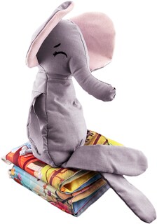 Foto 6 | Peluche De Elefante Con Semillas Térmicas Para Bebés. Luulu Elefante Gris Ayuda A Mejorar El Sueño De Tu Bebé.