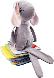Foto 5 | Peluche De Conejo Con Semillas Térmicas Para Bebés Luulu Conejo Gris Ayuda A Mejorar El Sueño De Tu Bebé