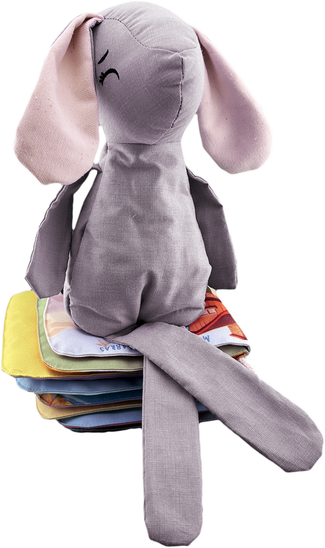 Foto 7 | Peluche De Conejo Con Semillas Térmicas Para Bebés Luulu Conejo Gris Ayuda A Mejorar El Sueño De Tu Bebé