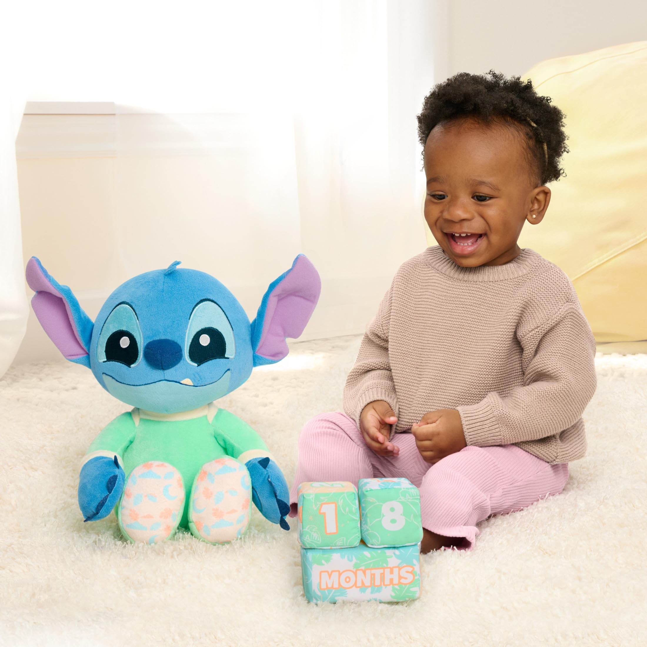 Foto 6 pulgar | Juguete de Peluche Just Play Disney Baby My First Year Stitch 10.5 Pulgadas - Venta Internacional