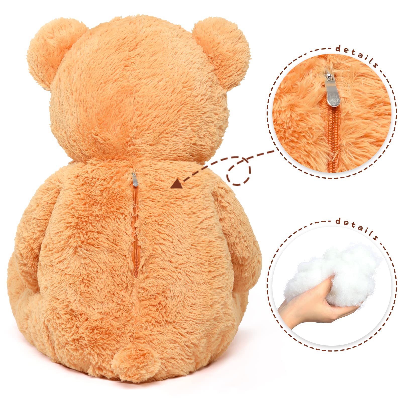 Foto 7 pulgar | Oso de Peluche Morismos Giant de 100 cm - Venta Internacional