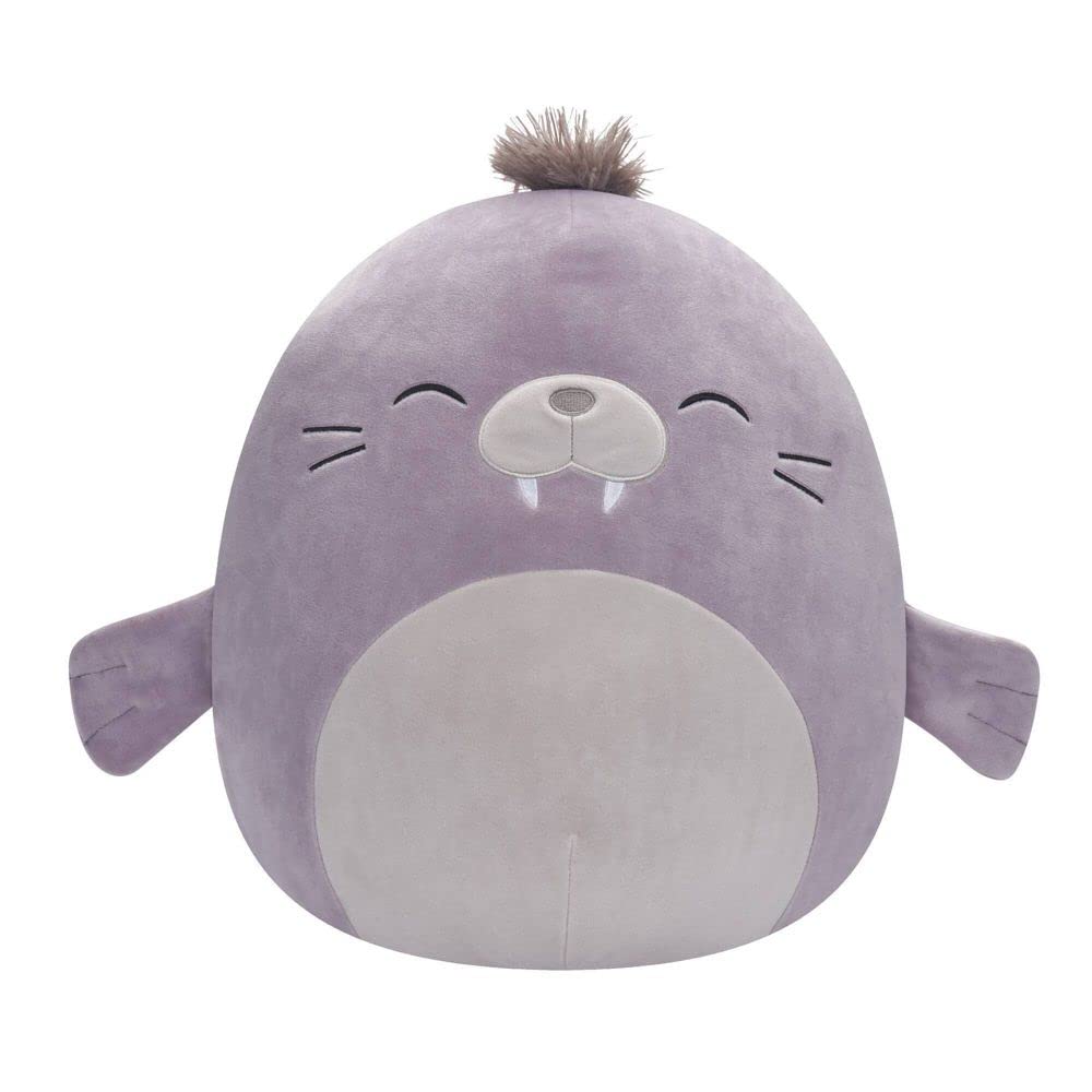 Peluche Squishmallows Kwame The Walrus 40 Cm Rare - Venta Internacional.