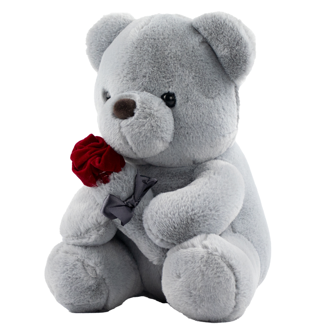 Foto 3 pulgar | Muñeco De Peluche Oso Gris