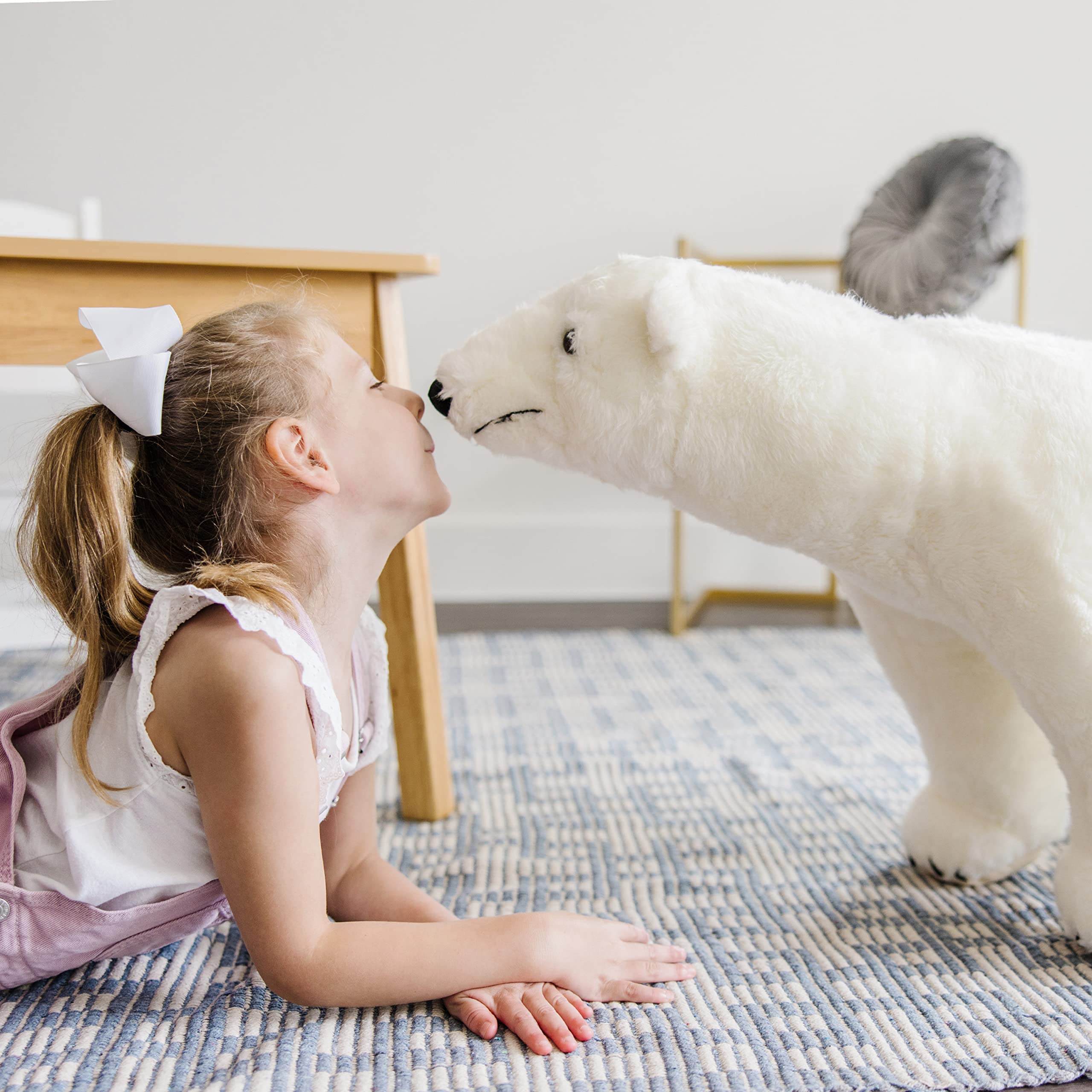 Foto 2 | Peluche Melissa & Doug, Oso Polar Gigante, 90 Cm, Realista - Venta Internacional.