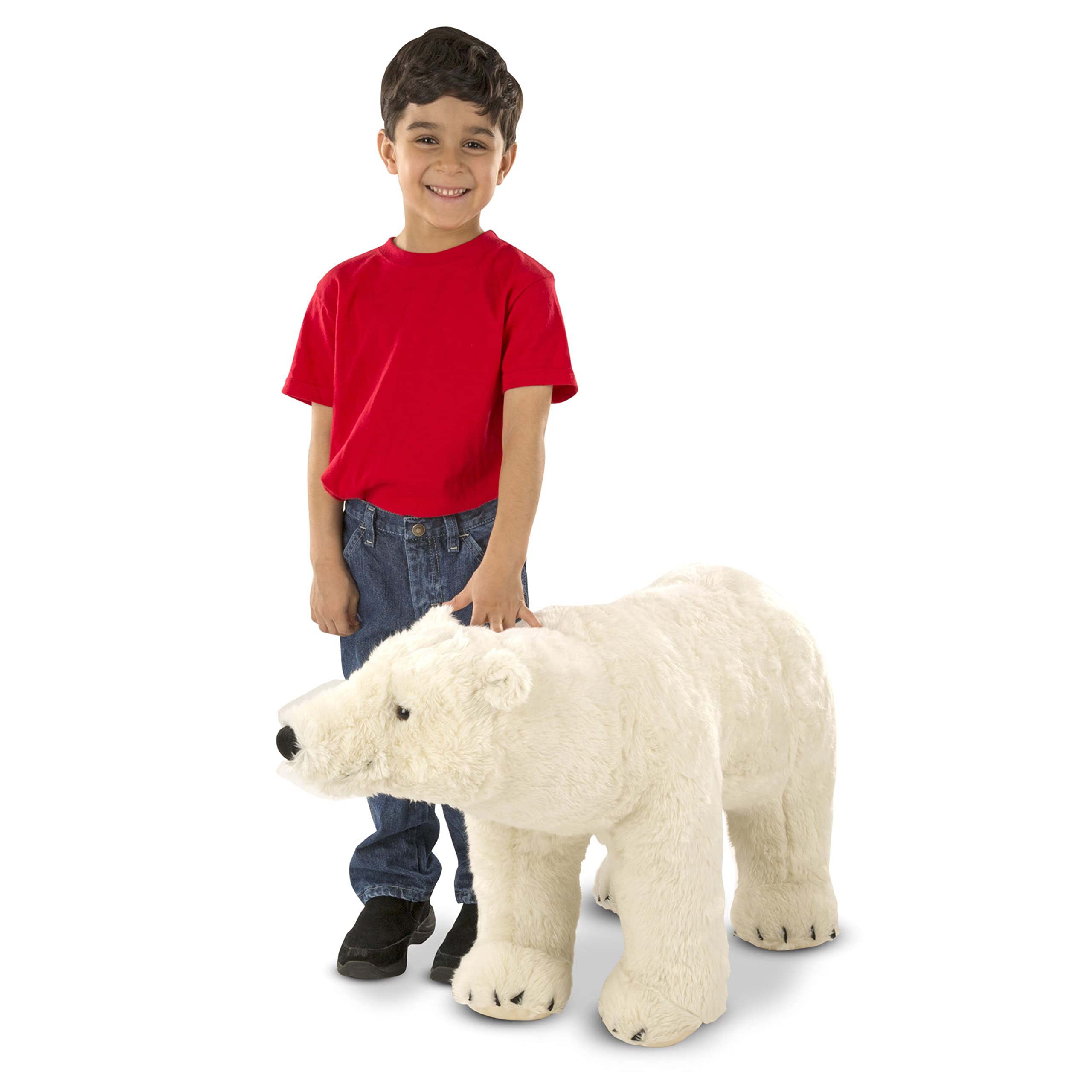 Foto 4 pulgar | Peluche Melissa & Doug, Oso Polar Gigante, 90 Cm, Realista - Venta Internacional.