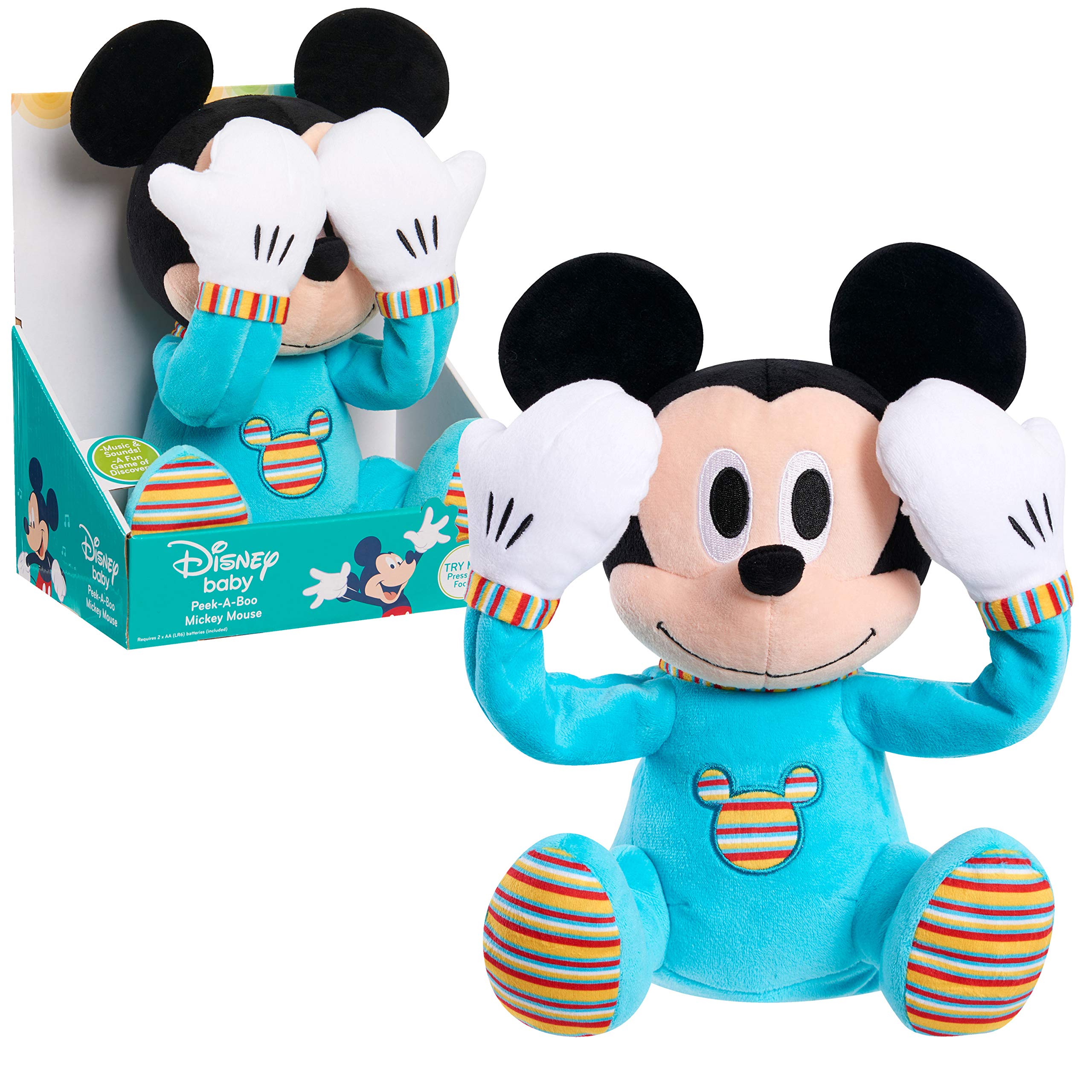 Peluche Disney Baby Peek-a-boo Mickey Mouse para Bebes - Venta Internacional