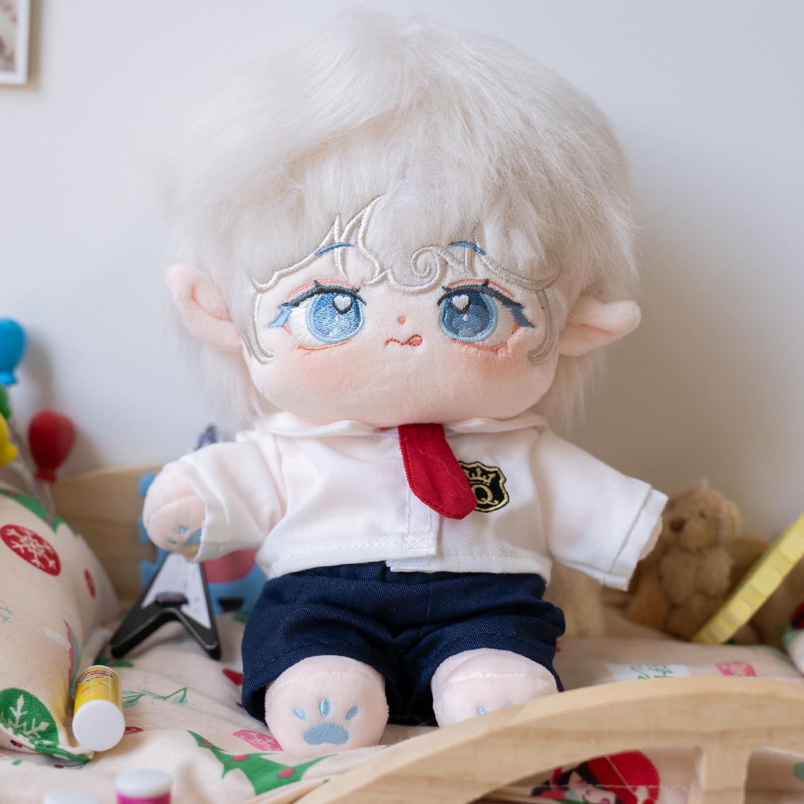 Foto 4 pulgar | Muñeca De Peluche Calembou De 20 Cm Con Esqueleto Y Vestido Mijia - Venta Internacional.