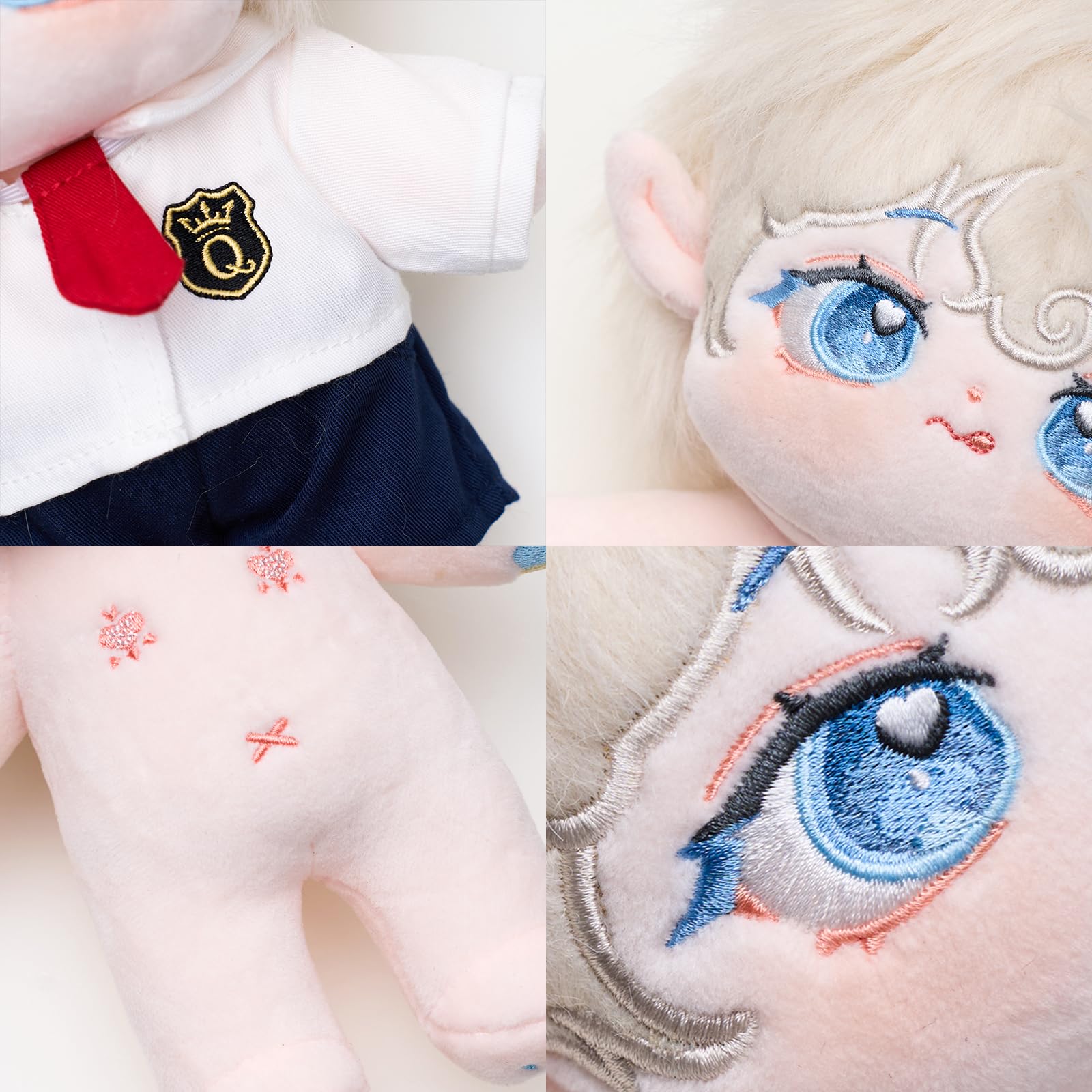 Foto 8 pulgar | Muñeca De Peluche Calembou De 20 Cm Con Esqueleto Y Vestido Mijia - Venta Internacional.