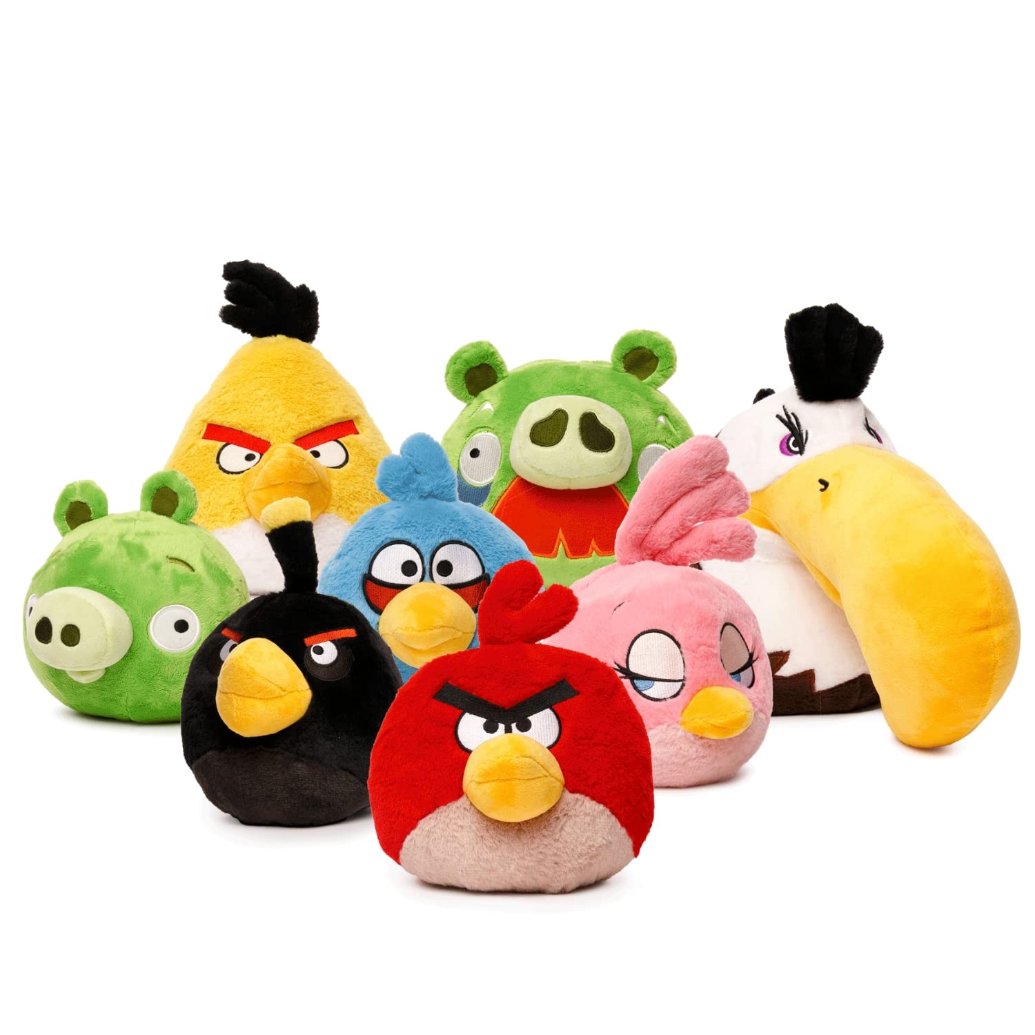 Foto 7 pulgar | Muñeco De Peluche Mighty Mojo Angry Birds Green Pig 18 Cm - Venta Internacional.