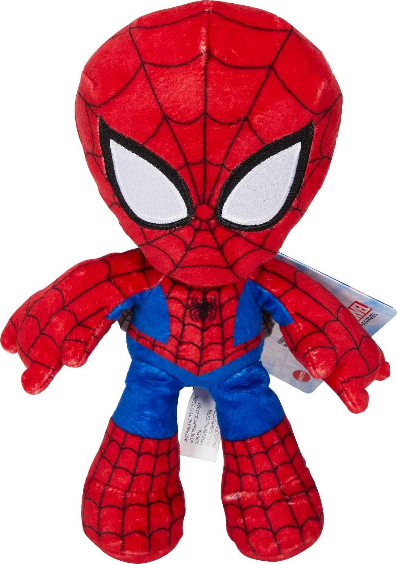 Foto 6 pulgar | Figura De Peluche Del Personaje Mattel Marvel Spider-man De 20 Cm De Altura - Venta Internacional.
