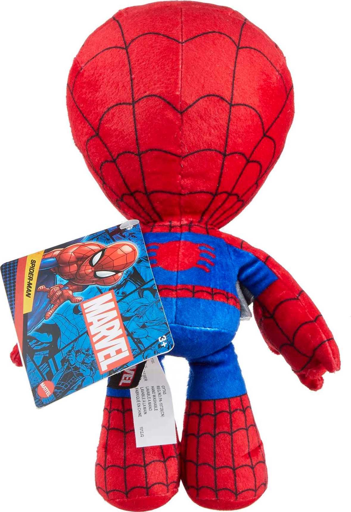 Foto 7 pulgar | Figura De Peluche Del Personaje Mattel Marvel Spider-man De 20 Cm De Altura - Venta Internacional.