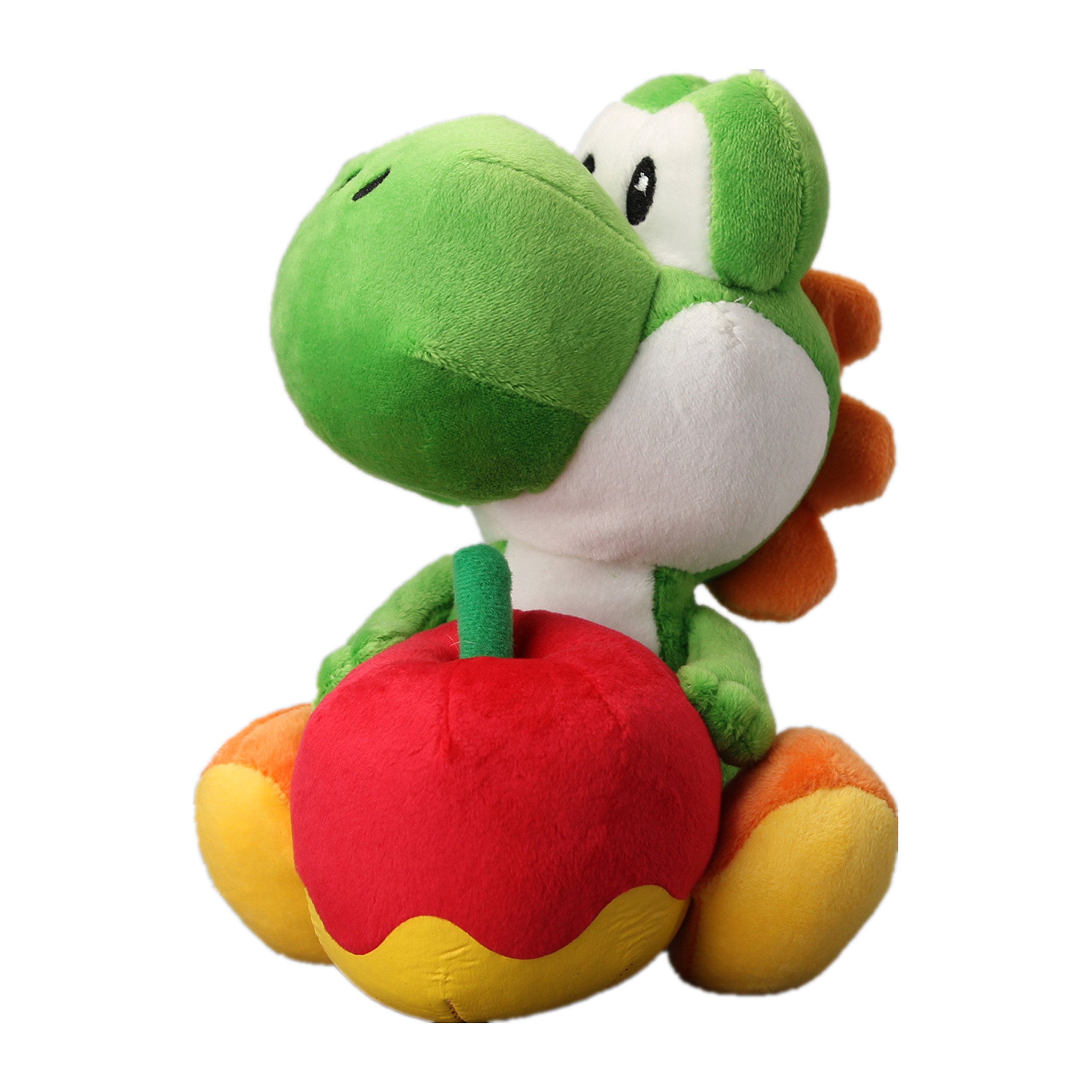 Foto 2 pulgar | Peluche Uiuoutoy Yoshi con Manzana de 18 cm - Venta Internacional
