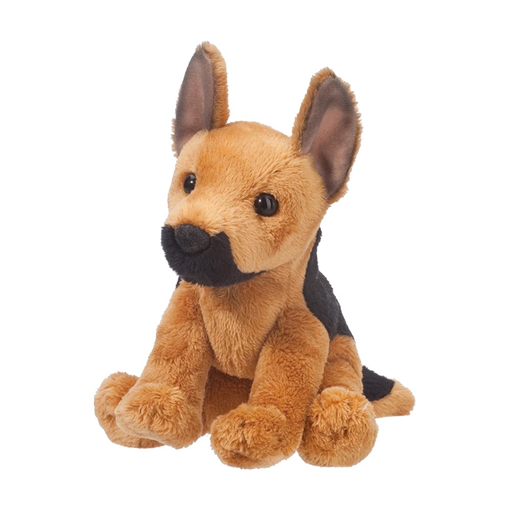 Peluche, Perro Pastor Alemán Douglas Prince, 13 Cm - Venta Internacional.