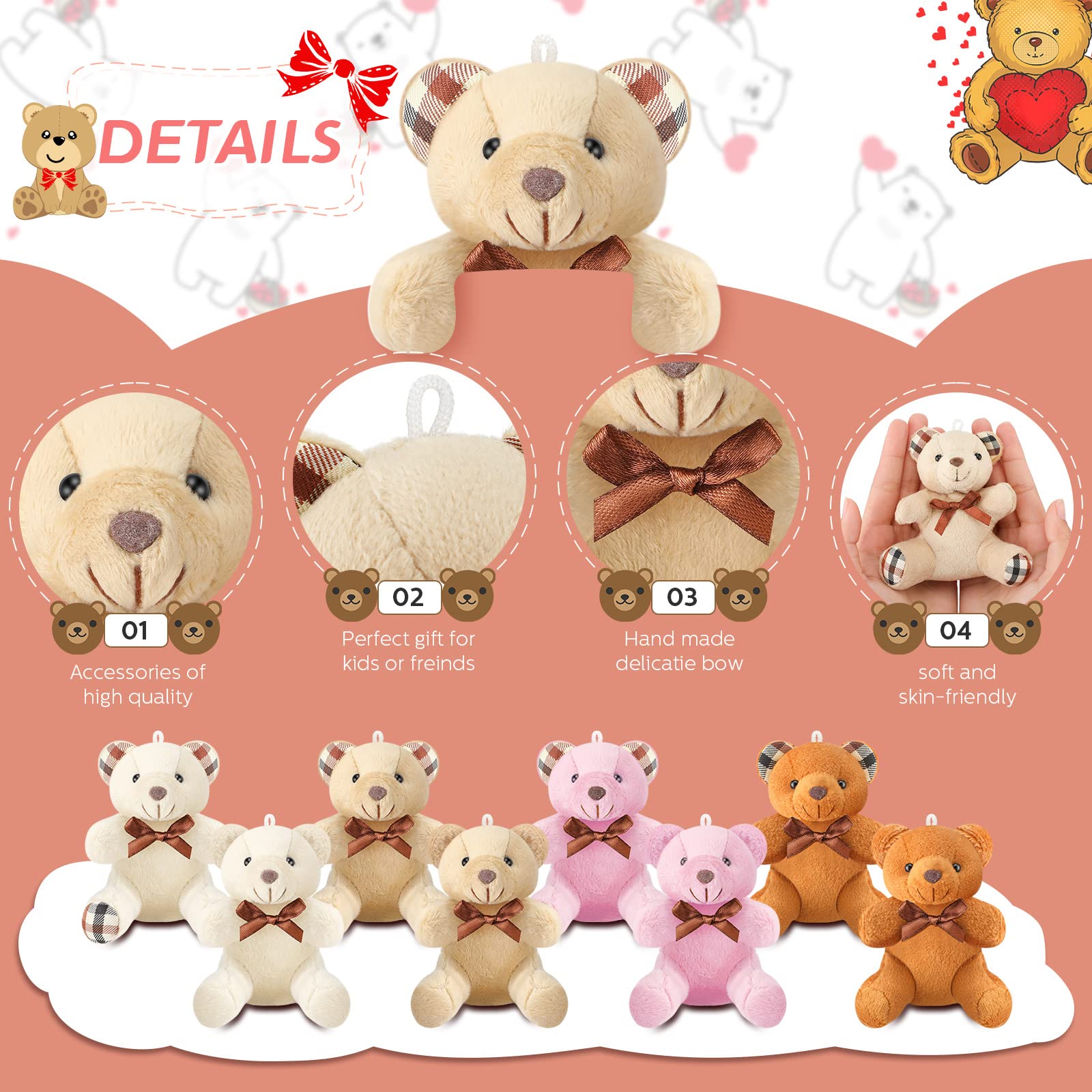 Foto 4 pulgar | Minioso De Peluche Skylety De Peluche, 10 Cm, 16 Unidades - Venta Internacional.