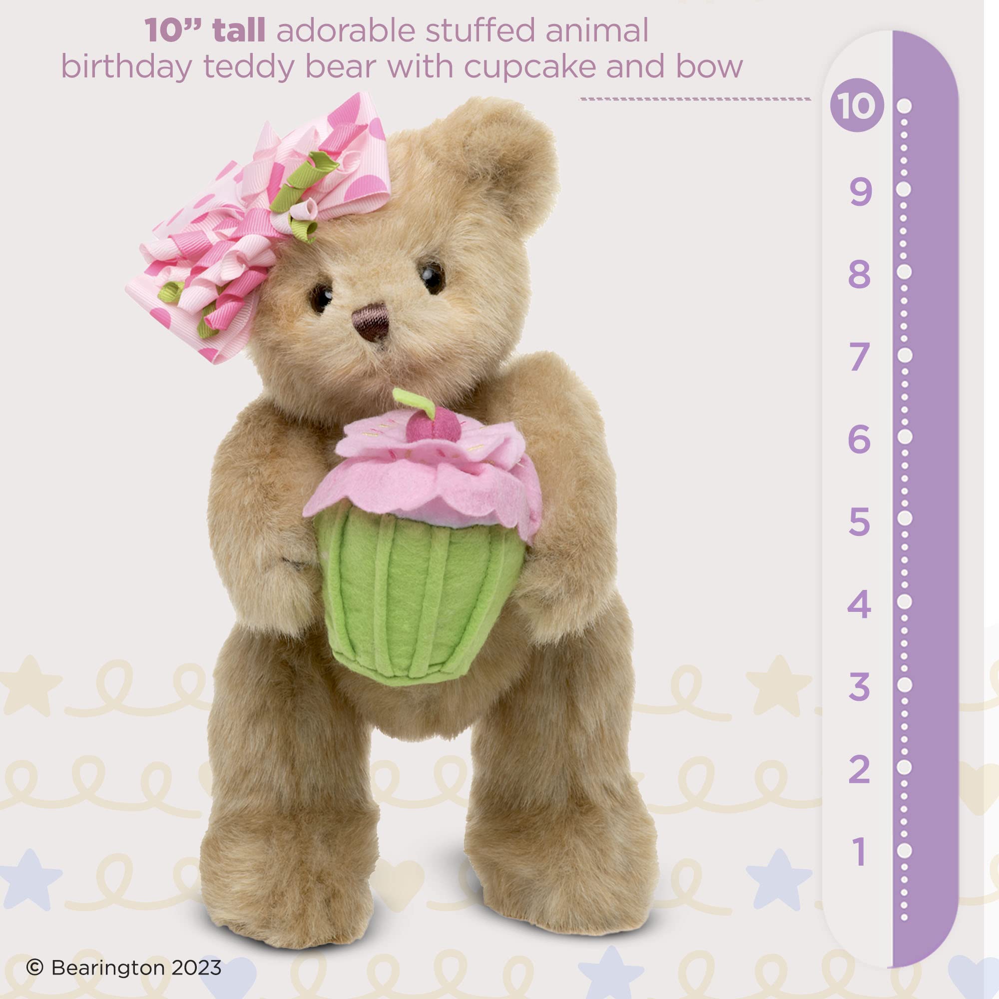 Foto 7 pulgar | Tarta De Cumpleaños Con Forma De Oso De Peluche Bearington Casey The, 25 Cm - Venta Internacional.