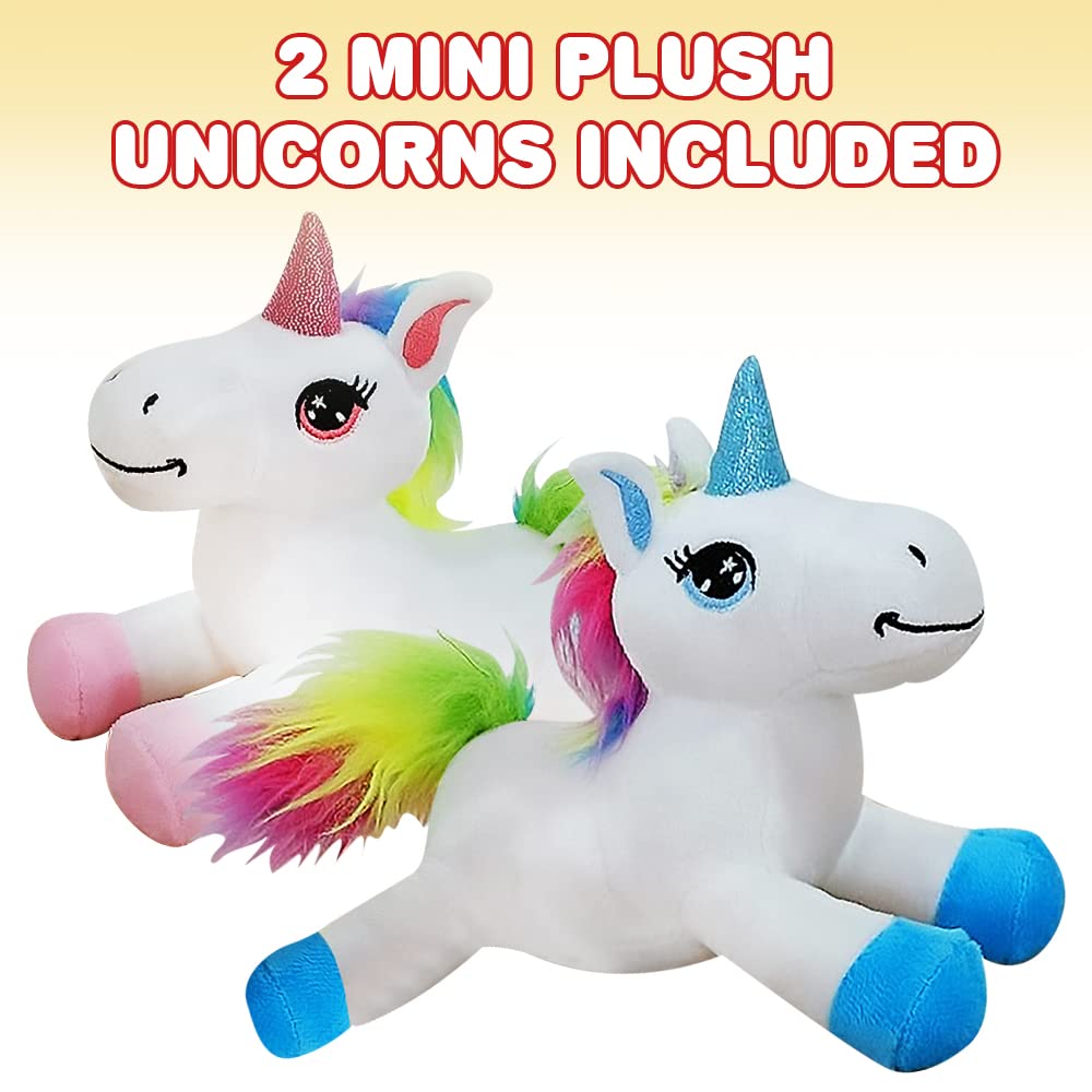 Foto 3 pulgar | Miniunicornio De Peluche Artcreativity De 18 Cm, Juego De 2 - Venta Internacional.