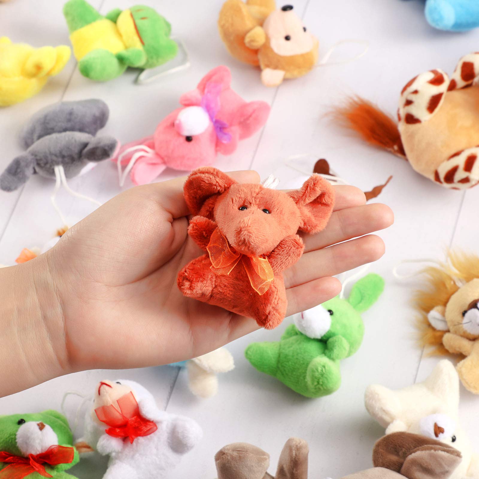 Foto 4 pulgar | Juguetes De Peluche Skylety Mini Safari Stuffed, 32 Unidades Con Llavero - Venta Internacional.