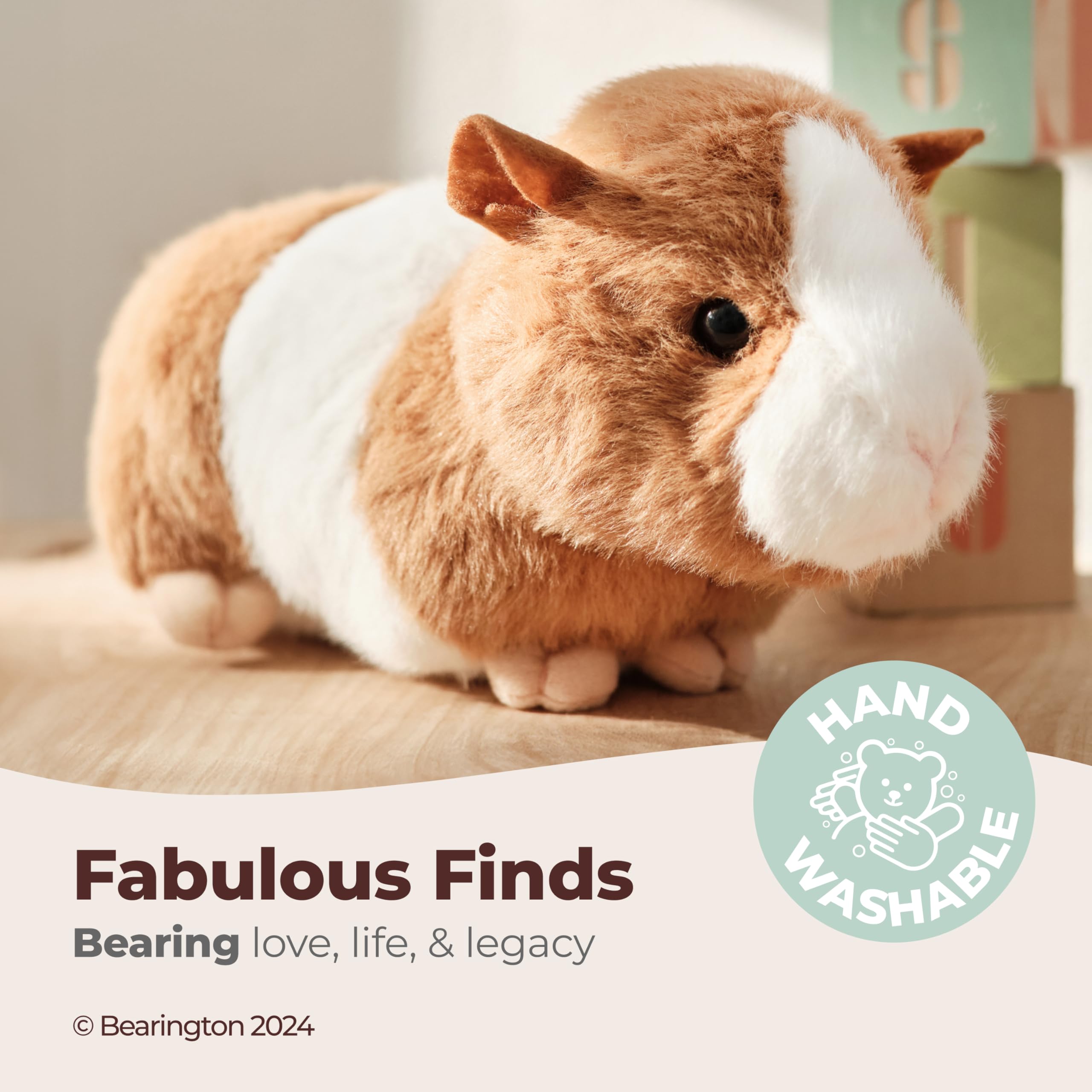 Foto 4 pulgar | Peluche De Conejillo De Indias Bearington Ginny, 20 Cm - Venta Internacional.