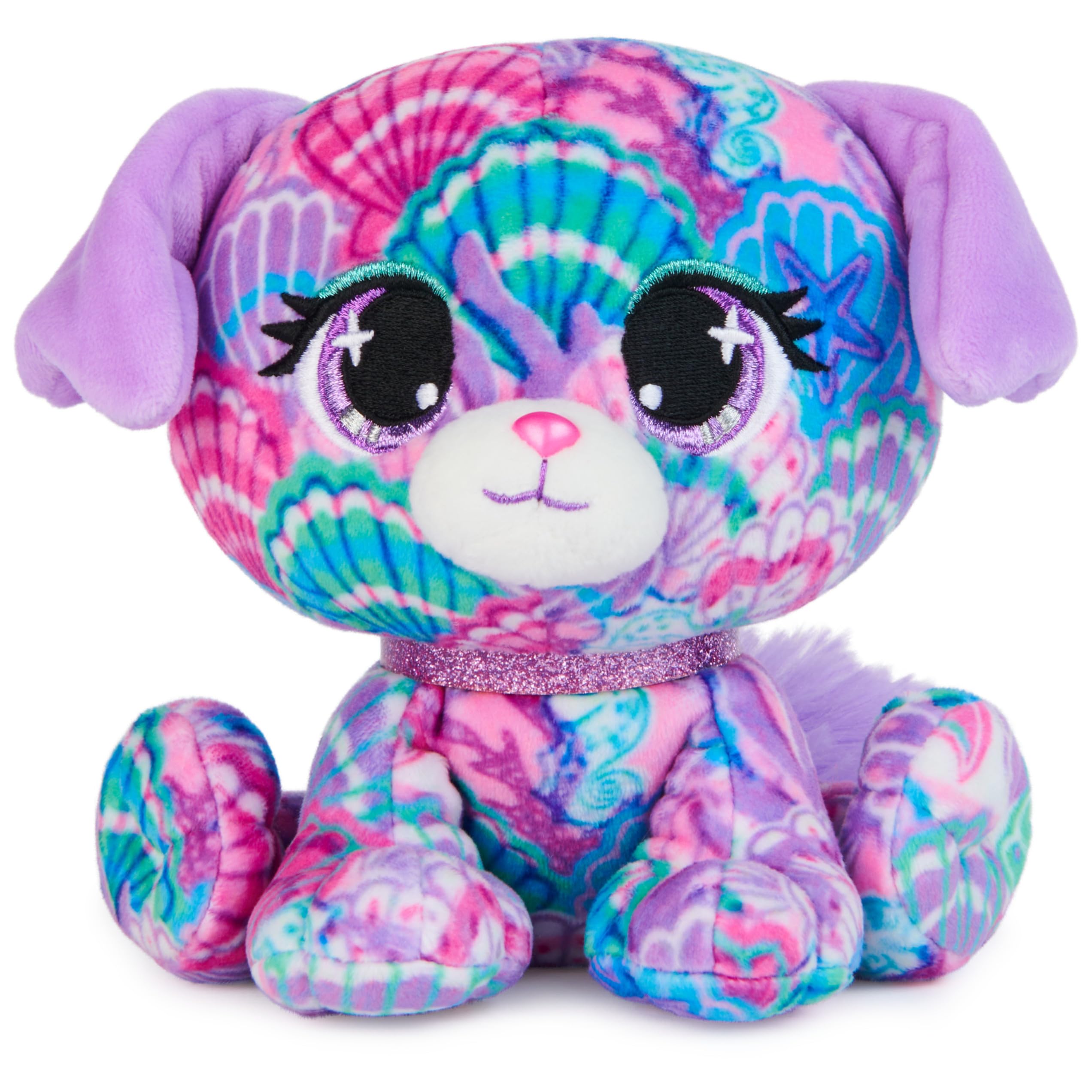Peluche Gund P.lushes Designer Fashion Pets Shelly Newport Dog, 15 Cm, Morado Y Azul - Venta Internacional.