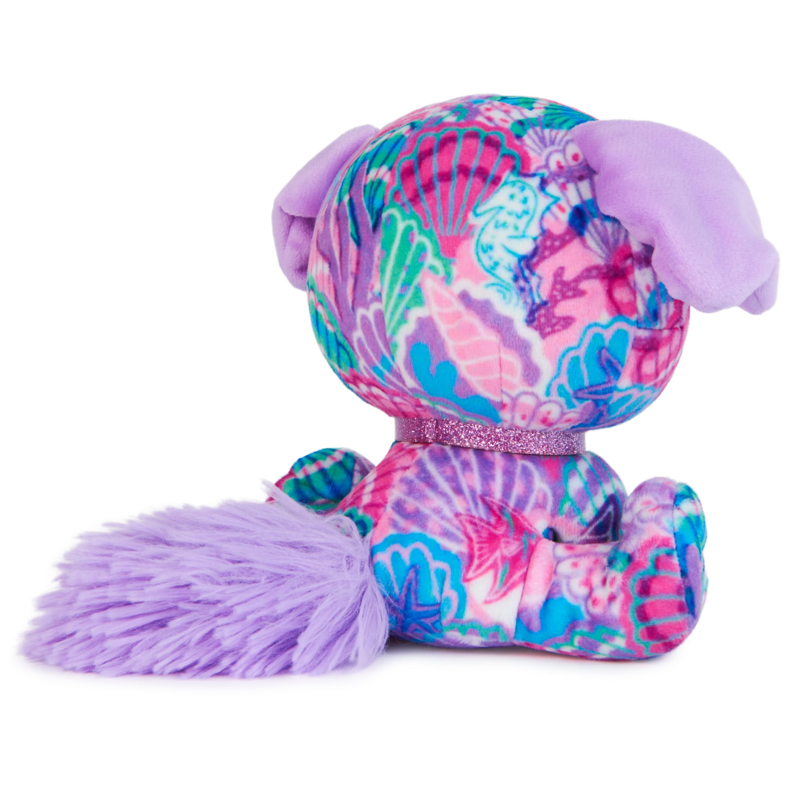 Foto 5 pulgar | Peluche Gund P.lushes Designer Fashion Pets Shelly Newport Dog, 15 Cm, Morado Y Azul - Venta Internacional.