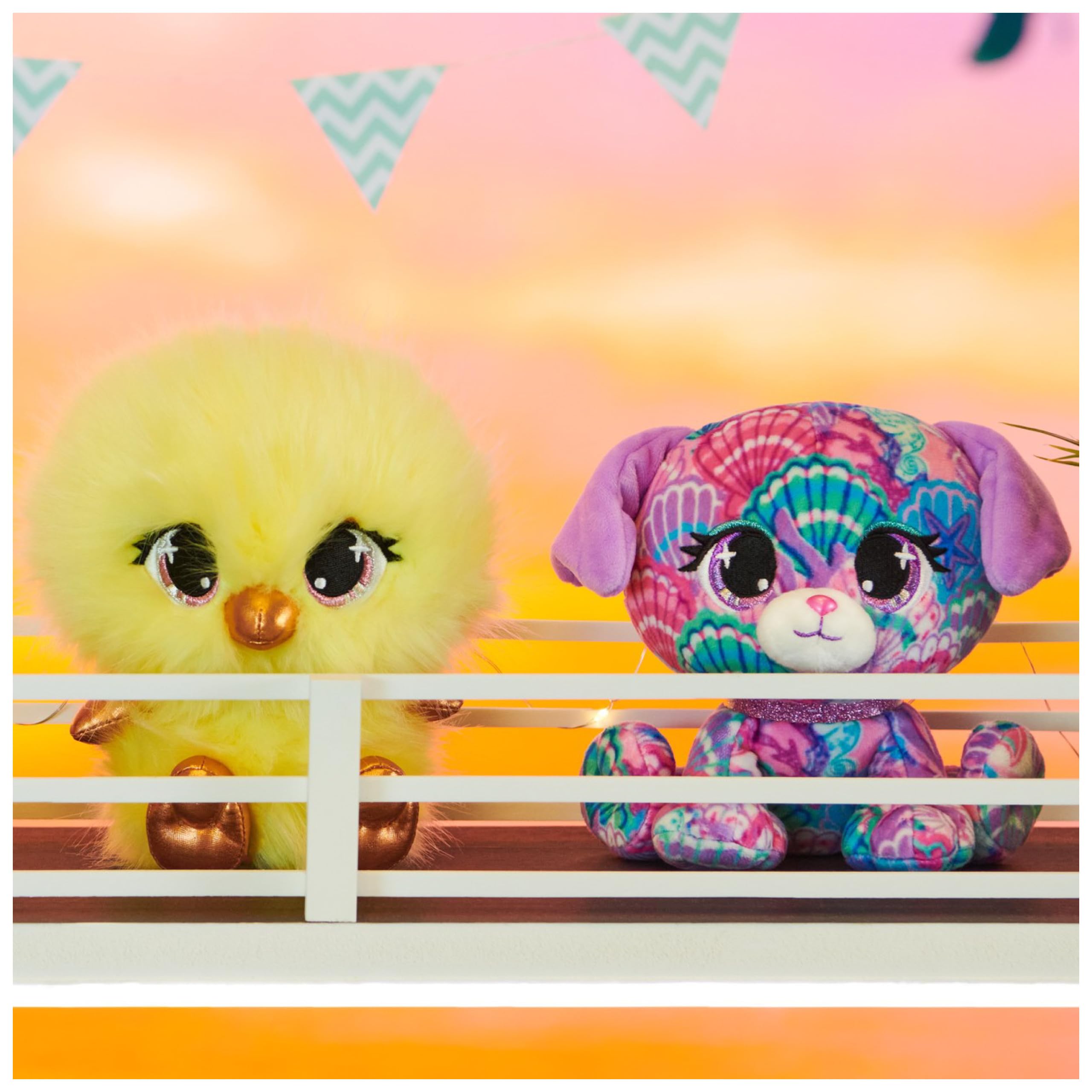 Foto 7 pulgar | Peluche Gund P.lushes Designer Fashion Pets Shelly Newport Dog, 15 Cm, Morado Y Azul - Venta Internacional.
