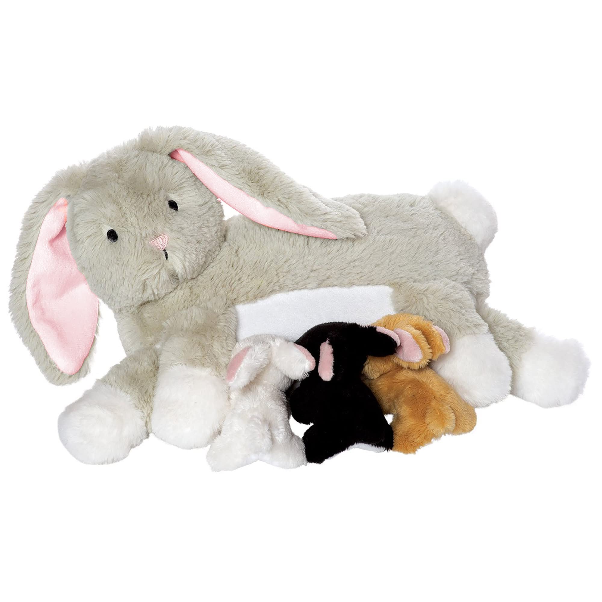 Foto 2 pulgar | Animal De Peluche Manhattan Toy Amamantando A Nola Nurturing Rabbit - Venta Internacional.