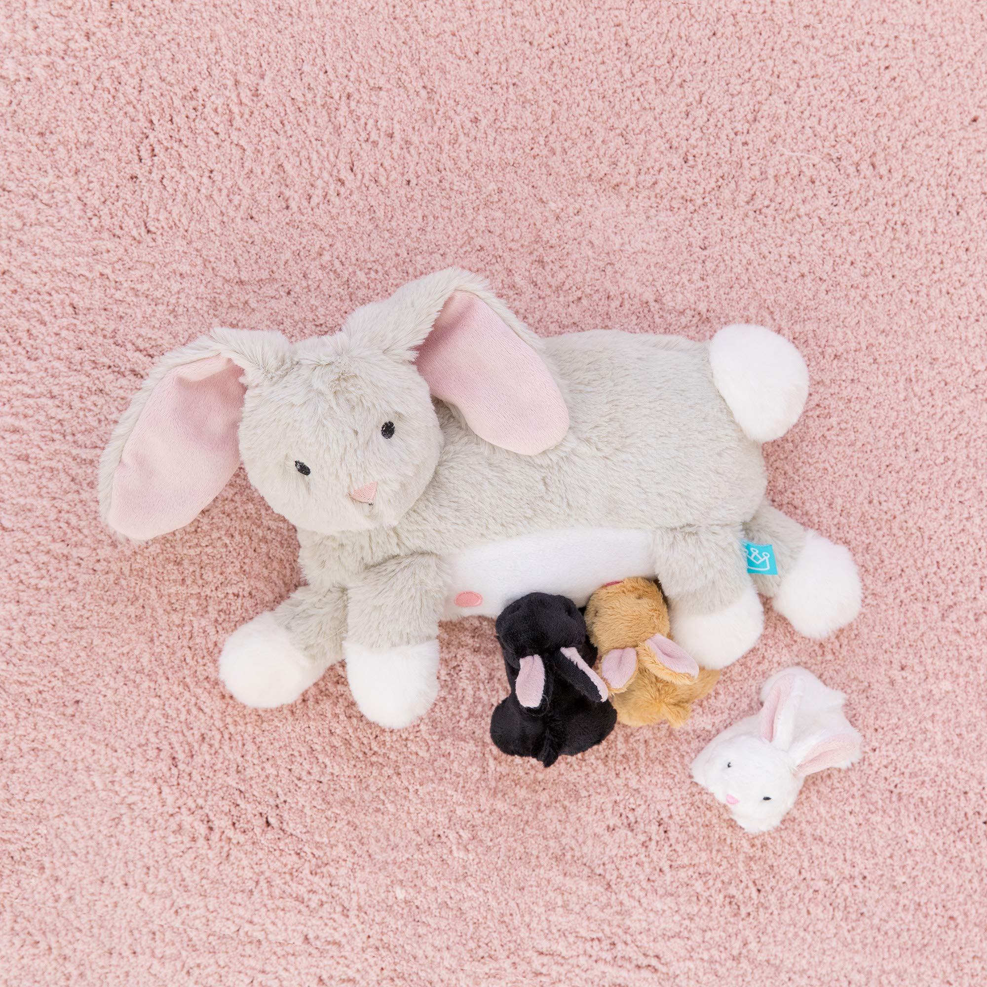 Foto 5 pulgar | Animal De Peluche Manhattan Toy Amamantando A Nola Nurturing Rabbit - Venta Internacional.