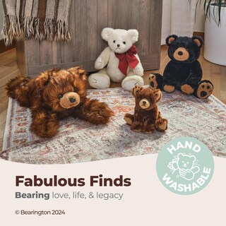 Foto 3 | Peluche De Peluche Bearington Snuggly Ben Brown Bear 14 Cm - Venta Internacional.