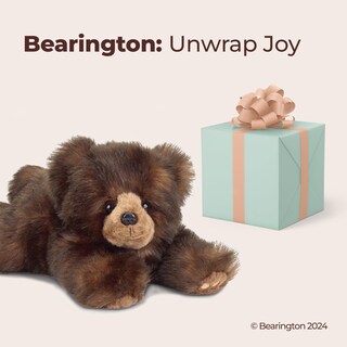 Foto 5 | Peluche De Peluche Bearington Snuggly Ben Brown Bear 14 Cm - Venta Internacional.