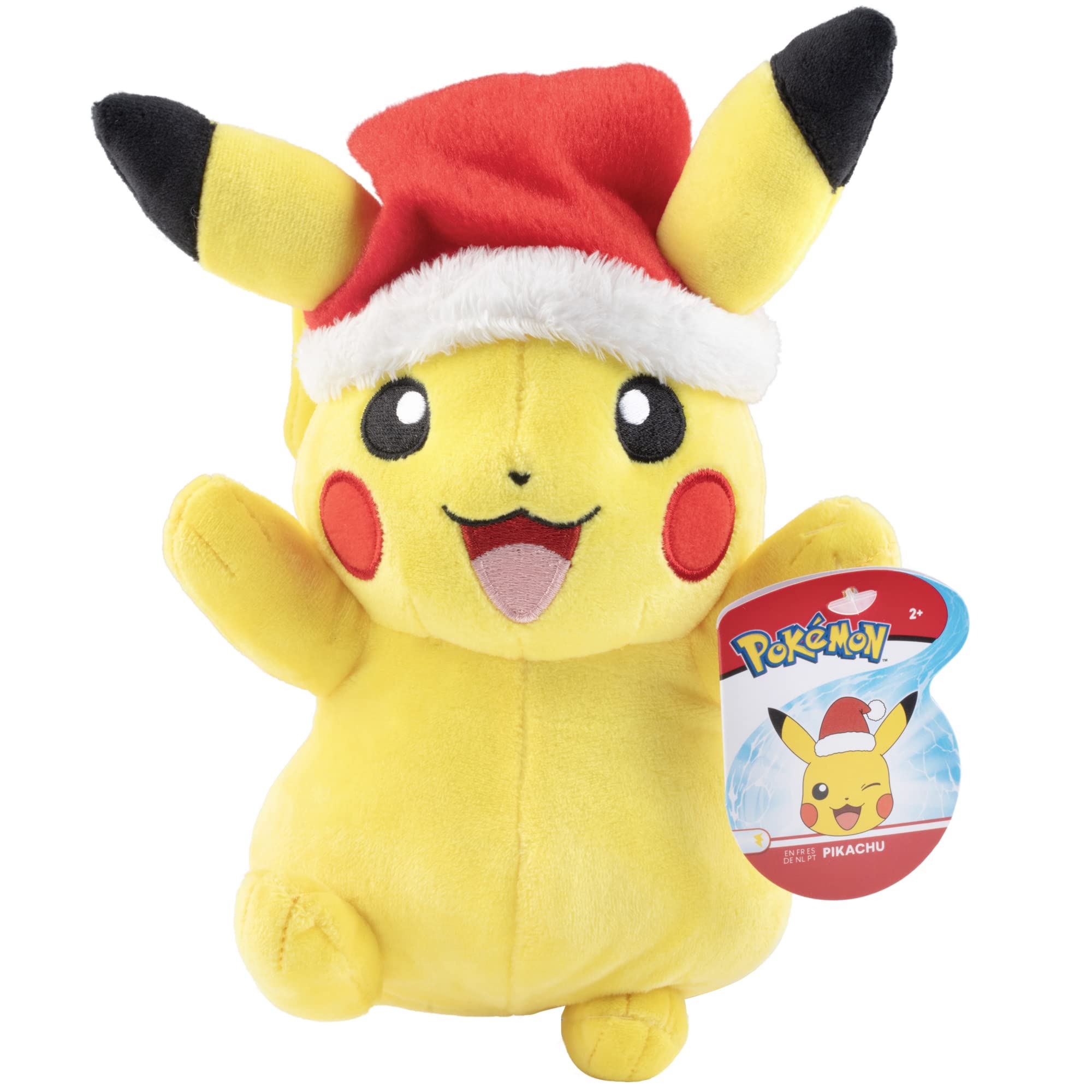 Foto 2 pulgar | Peluche Pokémon Pikachu Winter De 20 Cm Con Sombrero Para Niños Mayores De 2 Años - Venta Internacional.