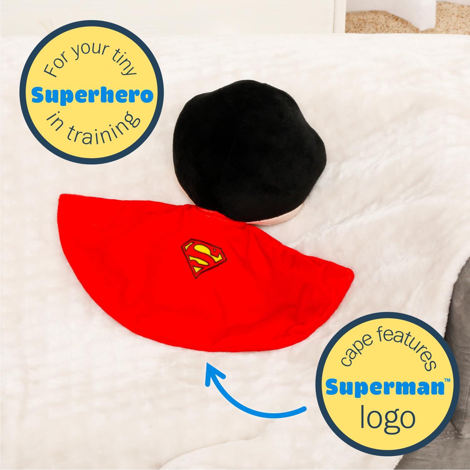 Foto 5 pulgar | Peluche Kids Preferred Dc Comics Superman 29 Cm - Venta Internacional.