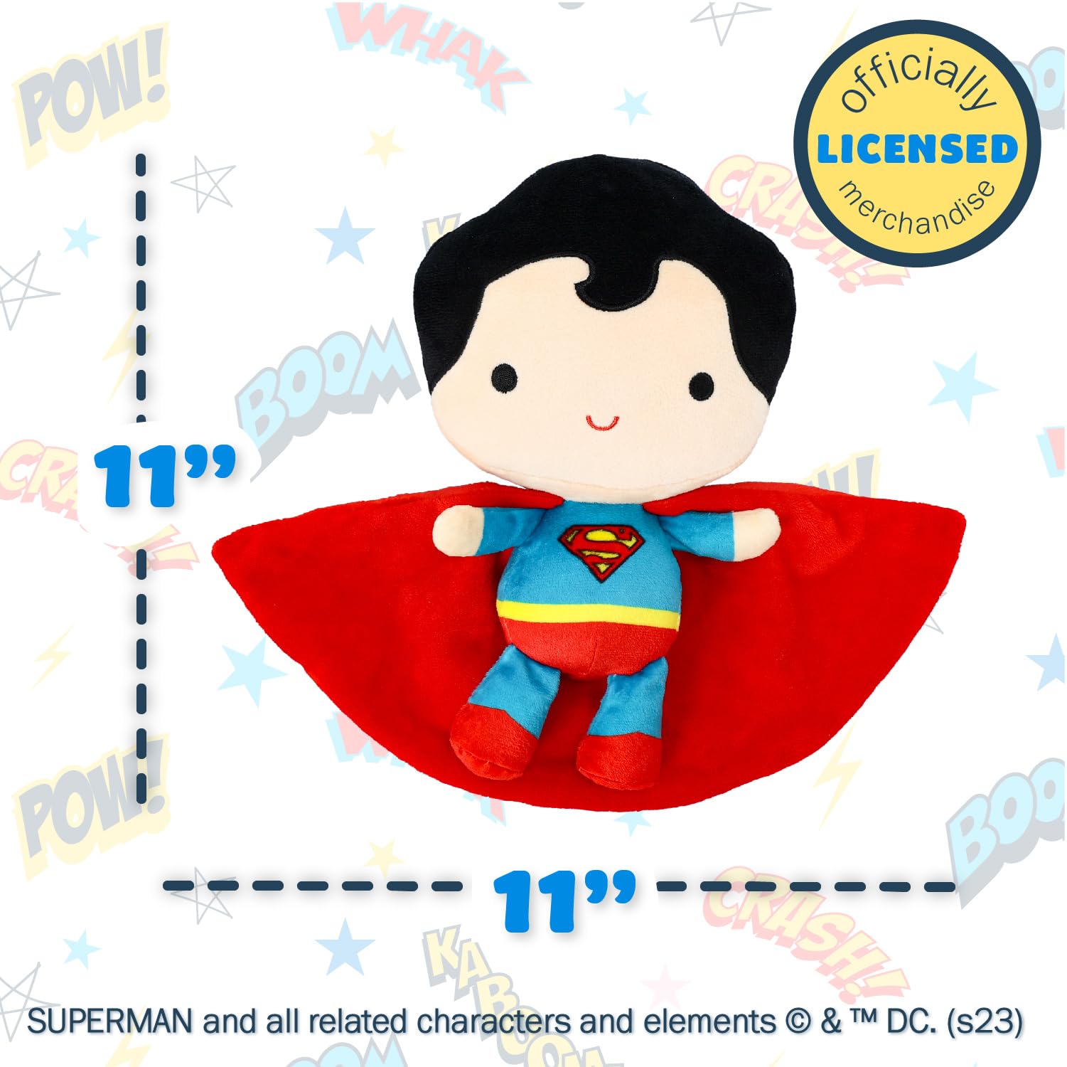 Foto 6 pulgar | Peluche Kids Preferred Dc Comics Superman 29 Cm - Venta Internacional.