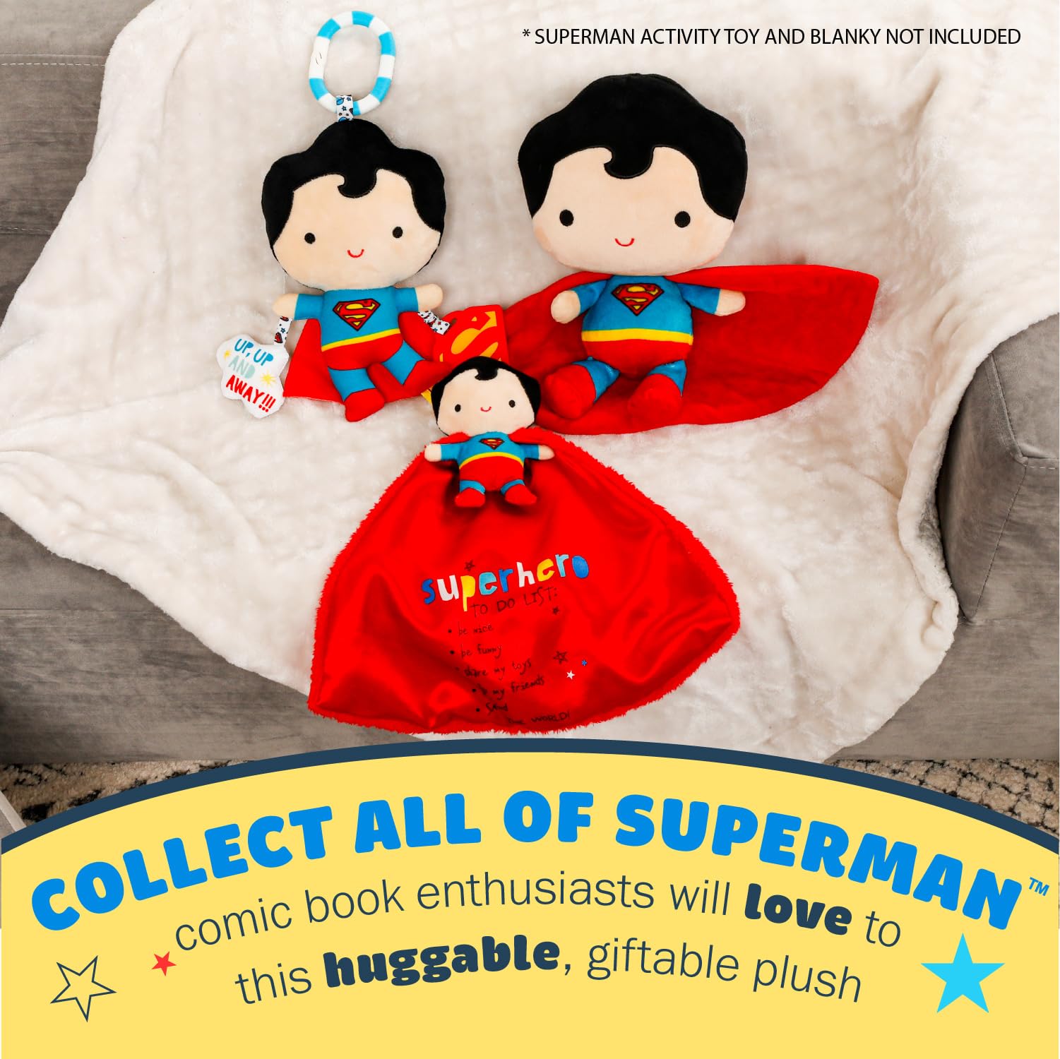 Foto 7 pulgar | Peluche Kids Preferred Dc Comics Superman 29 Cm - Venta Internacional.
