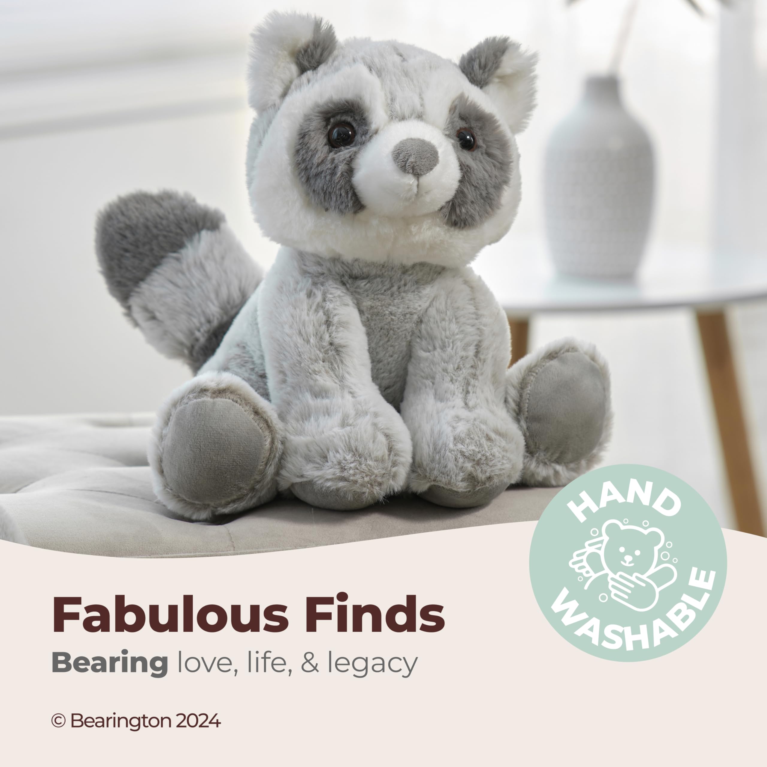 Foto 4 pulgar | Peluche Bearington Ringo, Mapache De Peluche, 26 Cm - Venta Internacional.