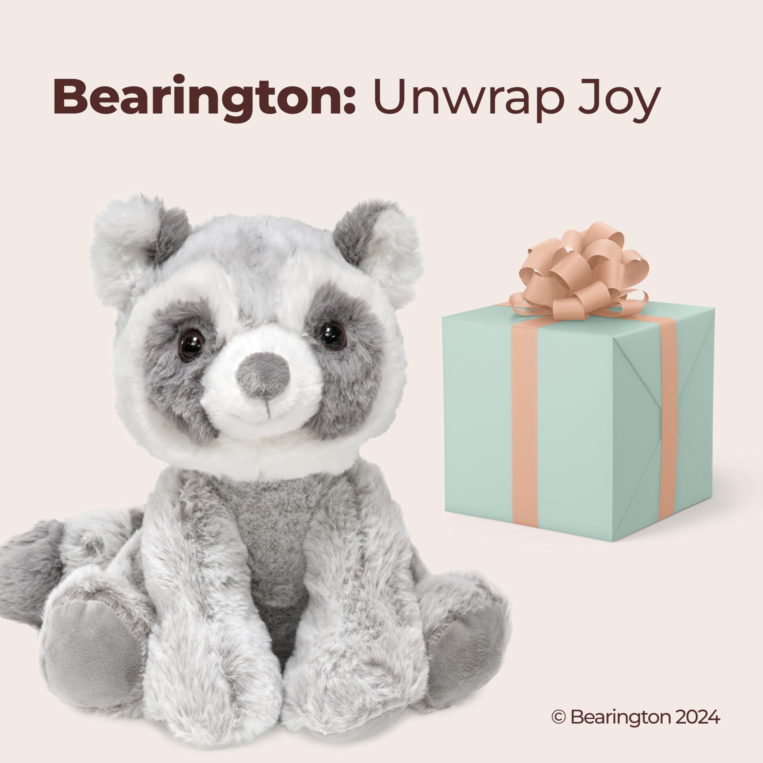 Foto 6 pulgar | Peluche Bearington Ringo, Mapache De Peluche, 26 Cm - Venta Internacional.