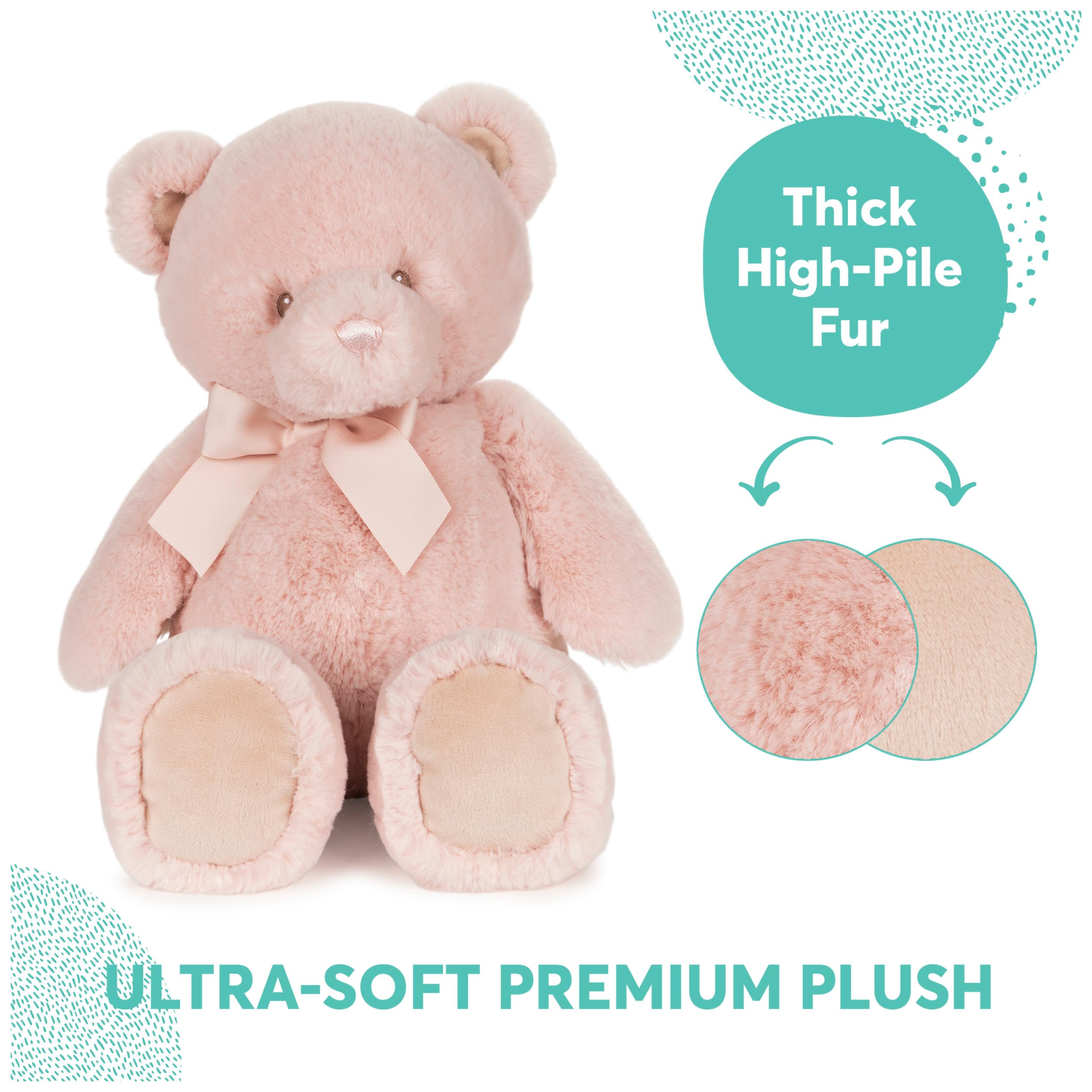 Foto 5 | Peluche Gund Baby My First Friend, Oso De Peluche, Color Rosa - Venta Internacional.