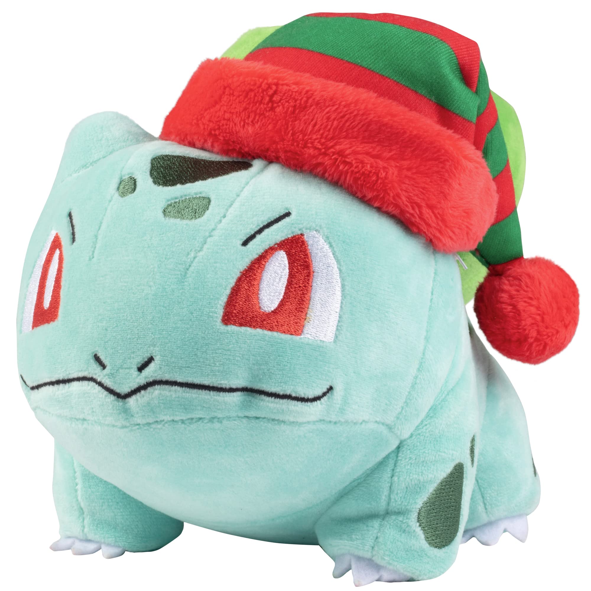Peluche Jazwares Pokémon Bulbasaur Christmas 20 Cm - Venta Internacional.
