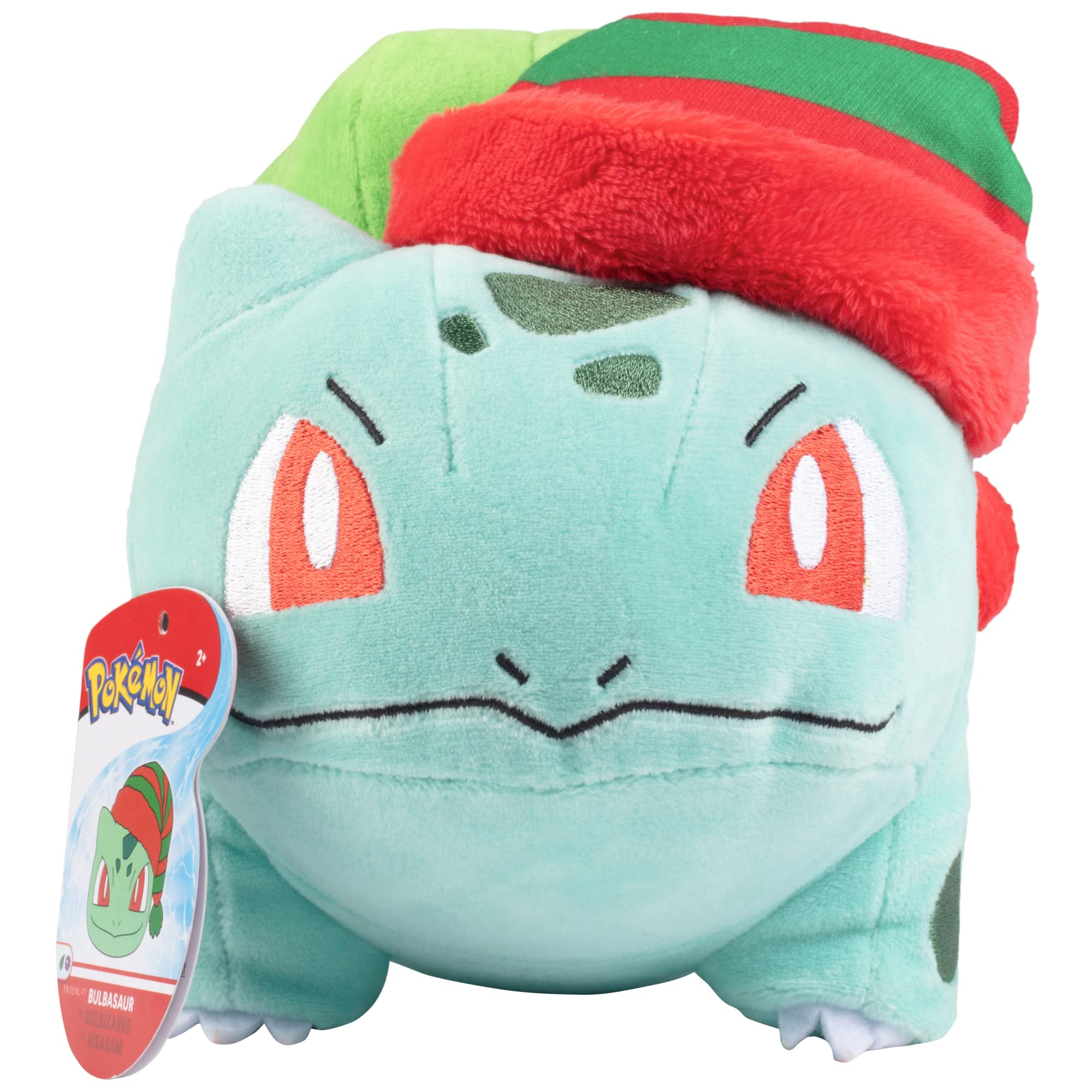 Foto 3 pulgar | Peluche Jazwares Pokémon Bulbasaur Christmas 20 Cm - Venta Internacional.