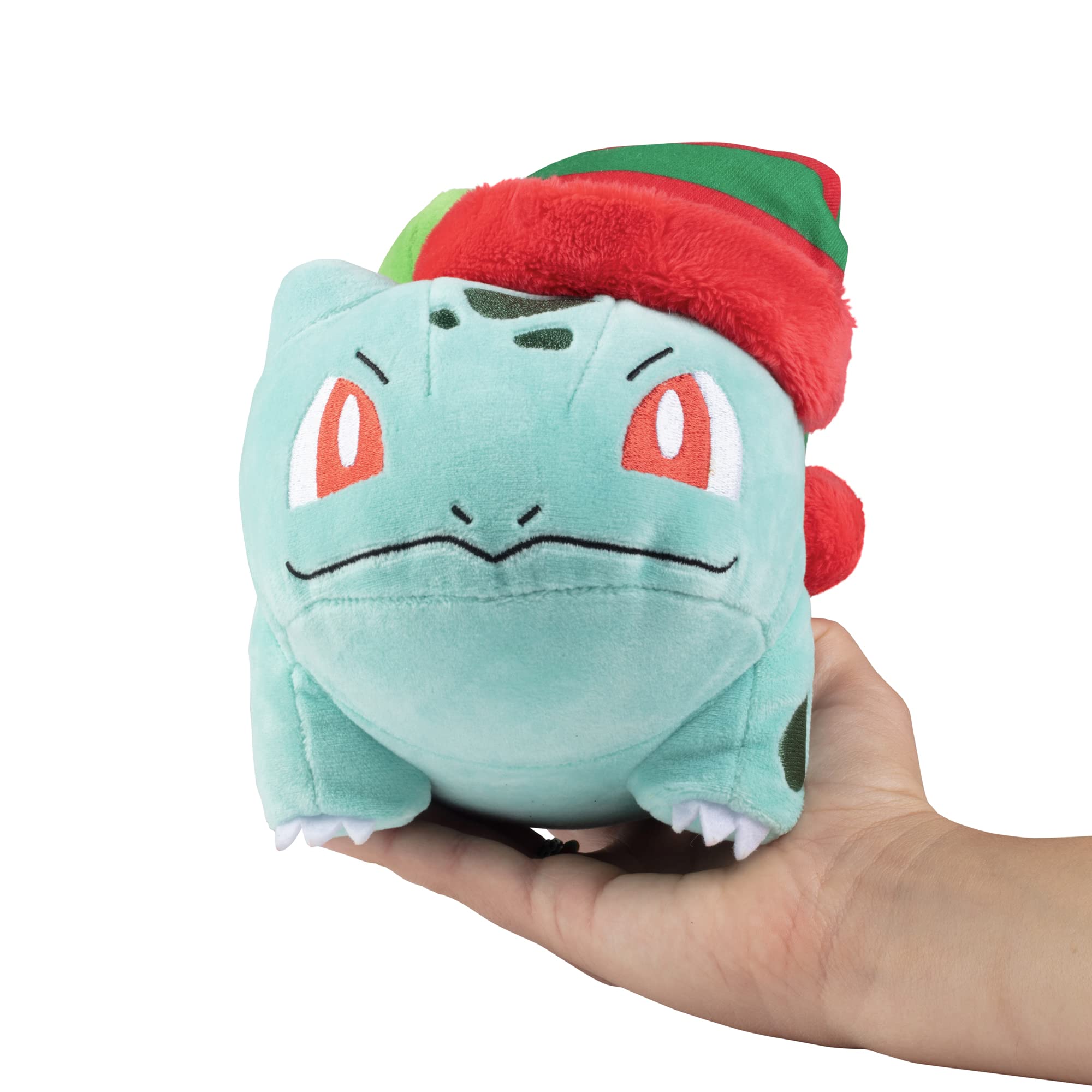 Foto 6 pulgar | Peluche Jazwares Pokémon Bulbasaur Christmas 20 Cm - Venta Internacional.