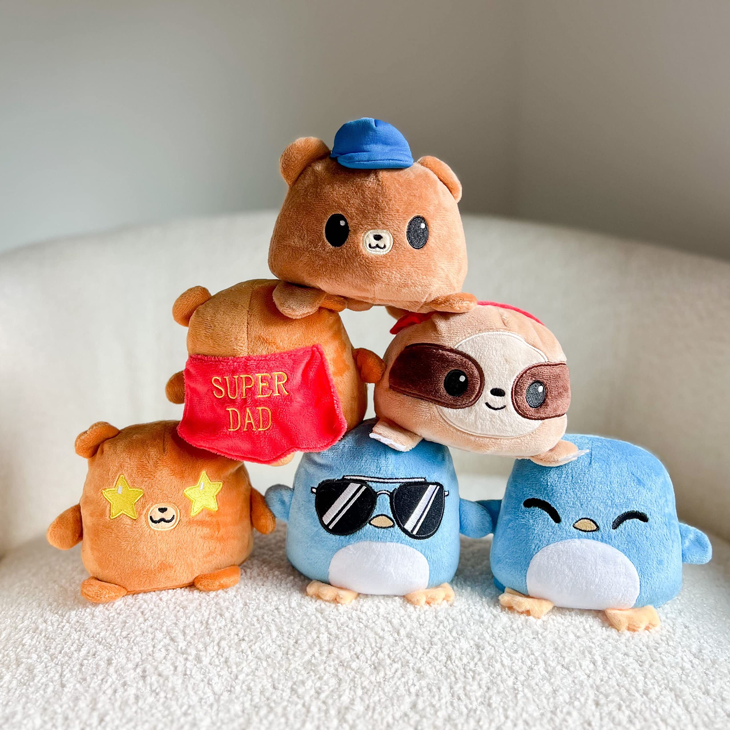 Foto 7 pulgar | Pingüino De Peluche Teeturtle Plushmates Para El Día Del Padre - Venta Internacional.