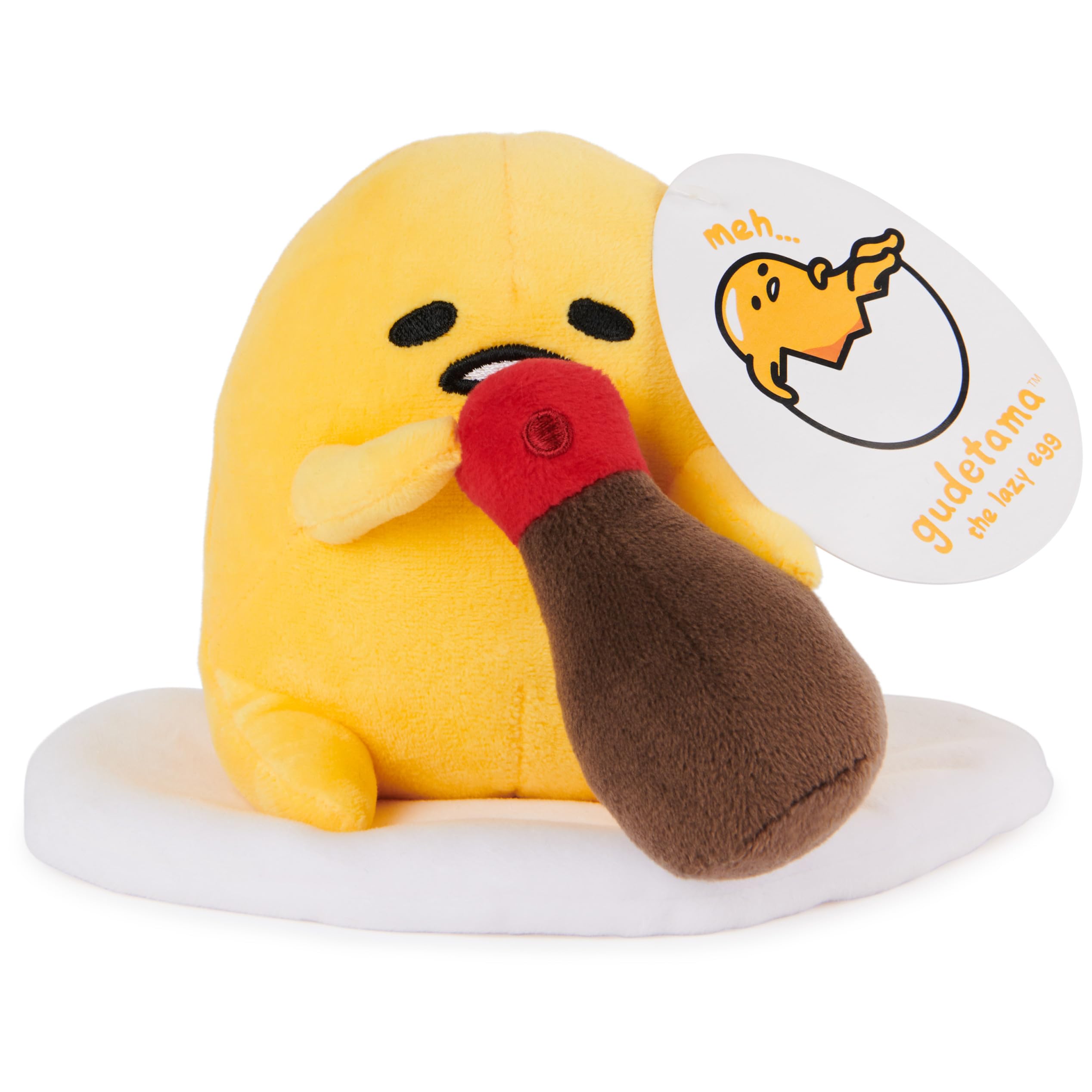 Foto 7 pulgar | Peluche Gund Sanrio Gudetama The Lazy Egg Con Salsa De Soja - Venta Internacional.