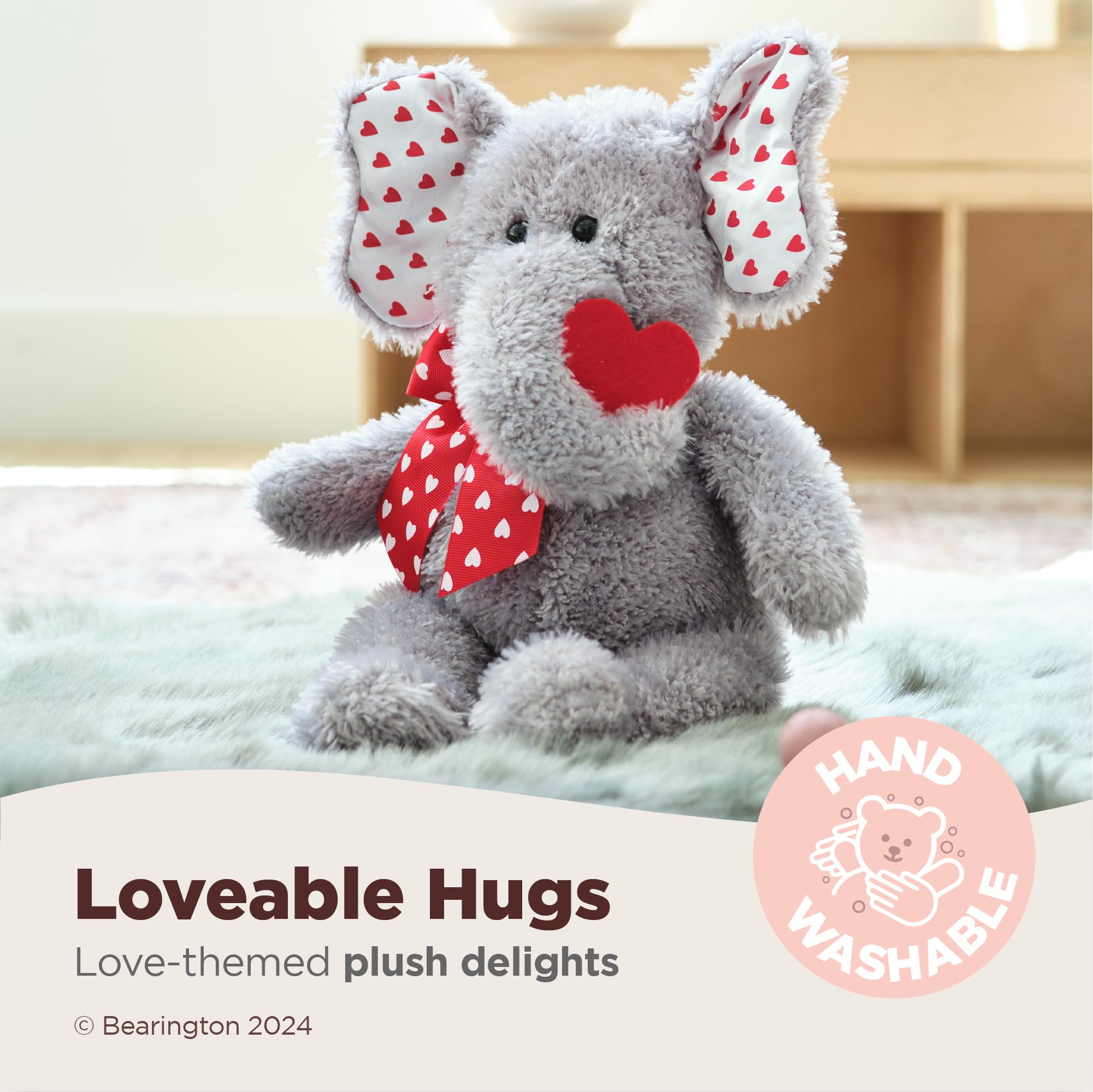 Foto 4 pulgar | Peluche Bearington Hugh Loves You Para San Valentín, 33 Cm - Venta Internacional.