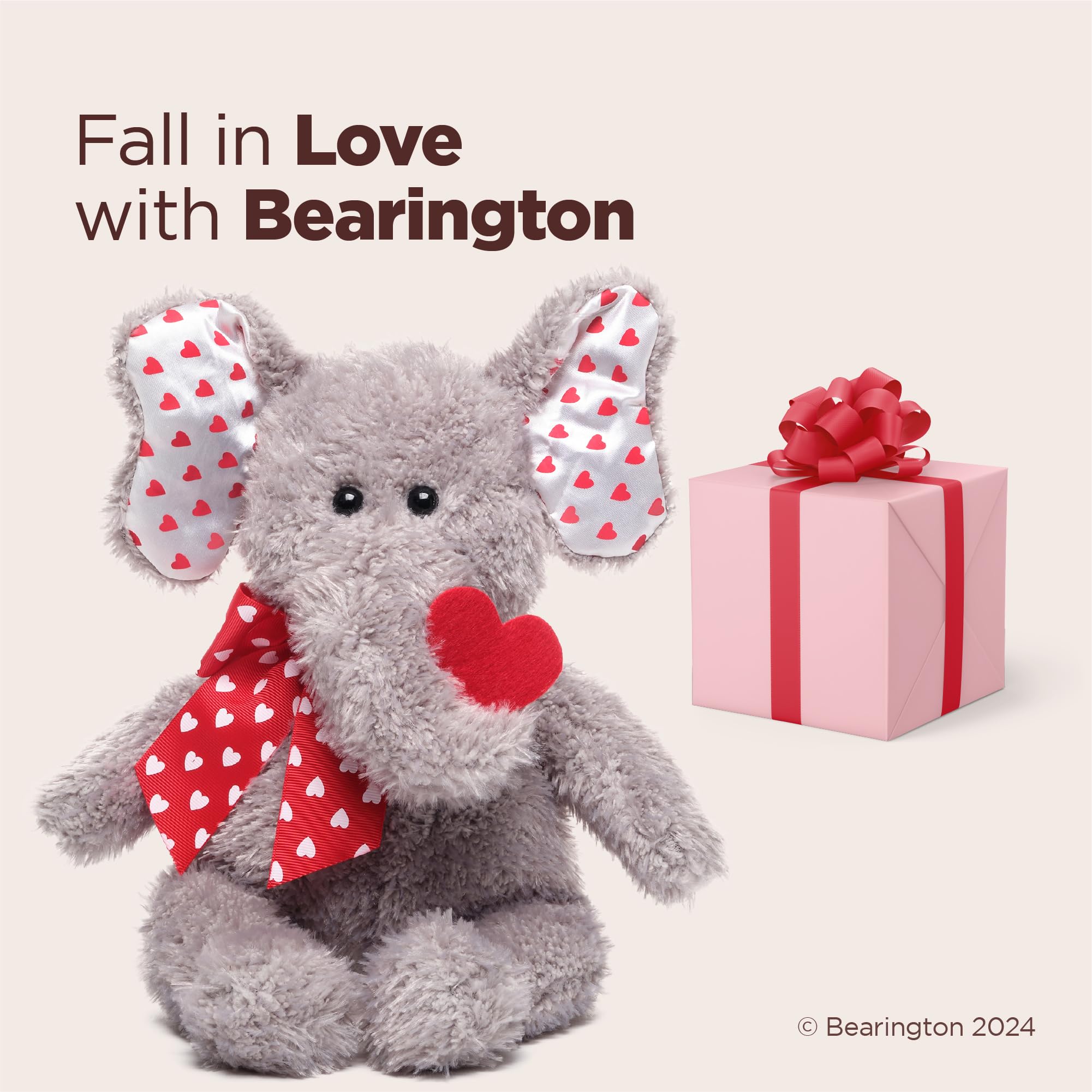 Foto 6 pulgar | Peluche Bearington Hugh Loves You Para San Valentín, 33 Cm - Venta Internacional.