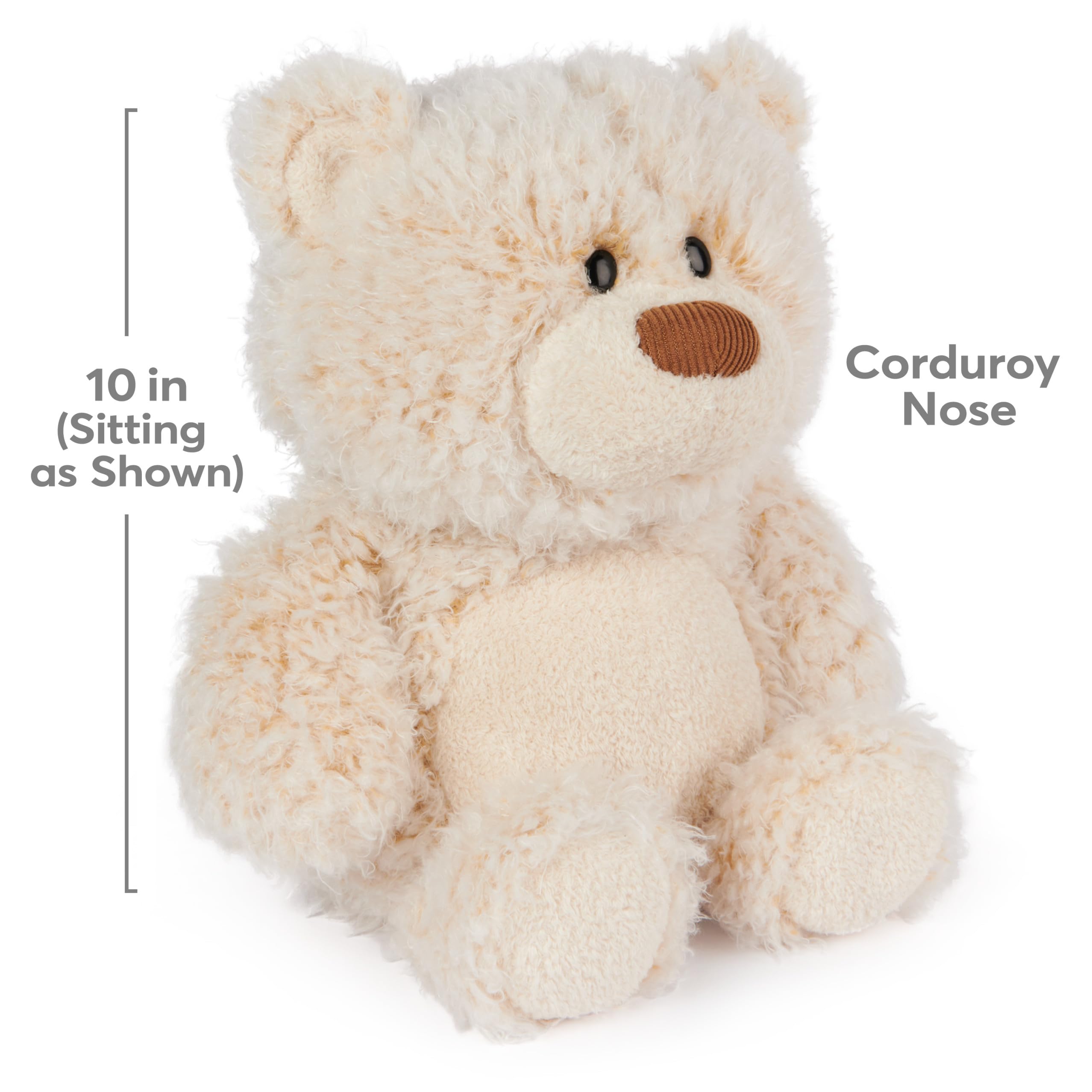 Foto 5 pulgar | Oso De Peluche Gund Bubbles Con Forma De Animal De Peluche, 25 Cm, Crema Para Más De 1 Año - Venta Internacional.